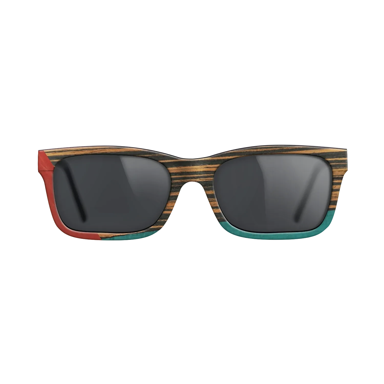 Italian Ebony,Poplar Dyed: Red,Fumed Oak,Poplar Dyed: Turquoise: Bauhaus - The Sage - Block - SIRIS wood optic