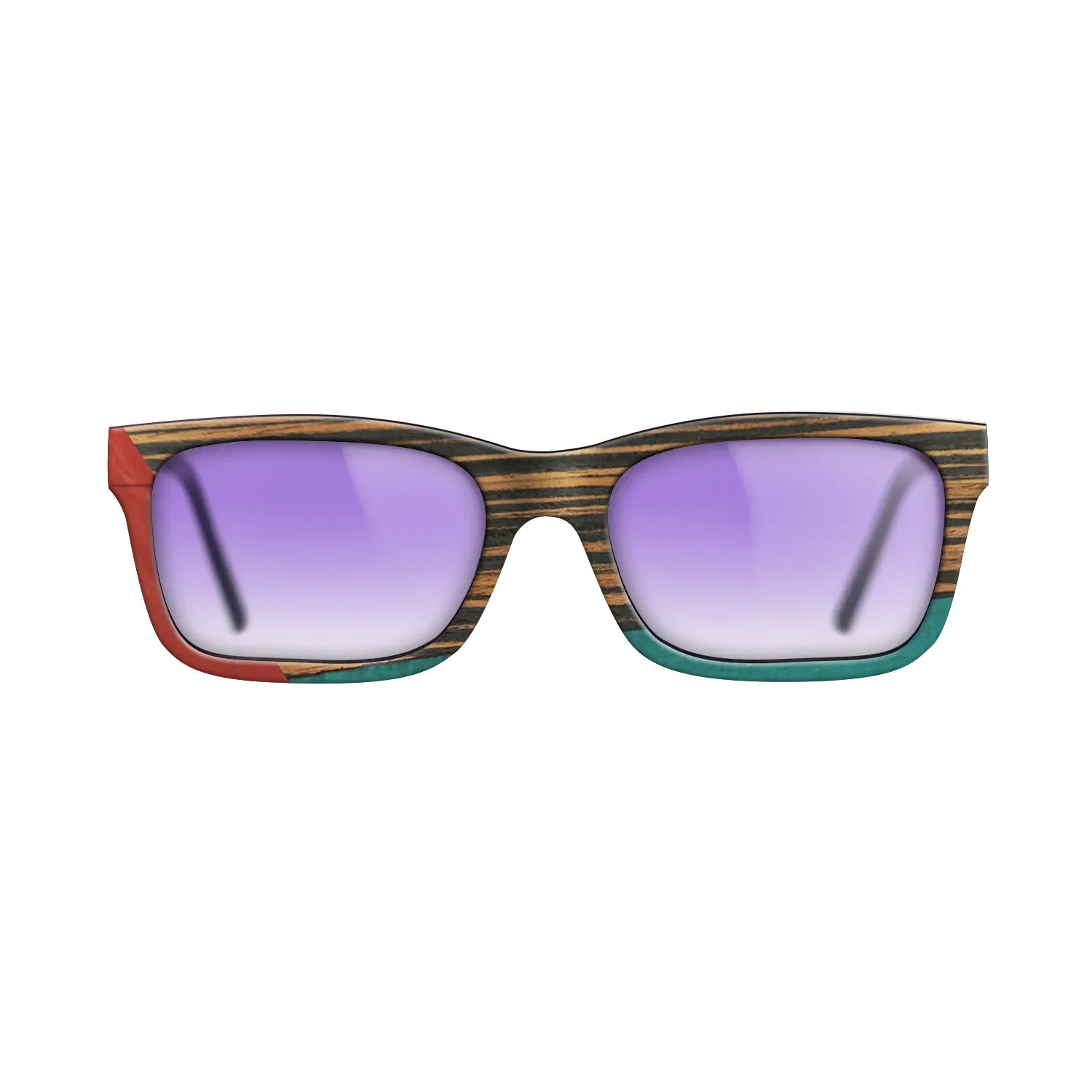 Italian Ebony,Poplar Dyed: Red,Fumed Oak,Poplar Dyed: Turquoise: Bauhaus - The Sage - Block - SIRIS wood optic