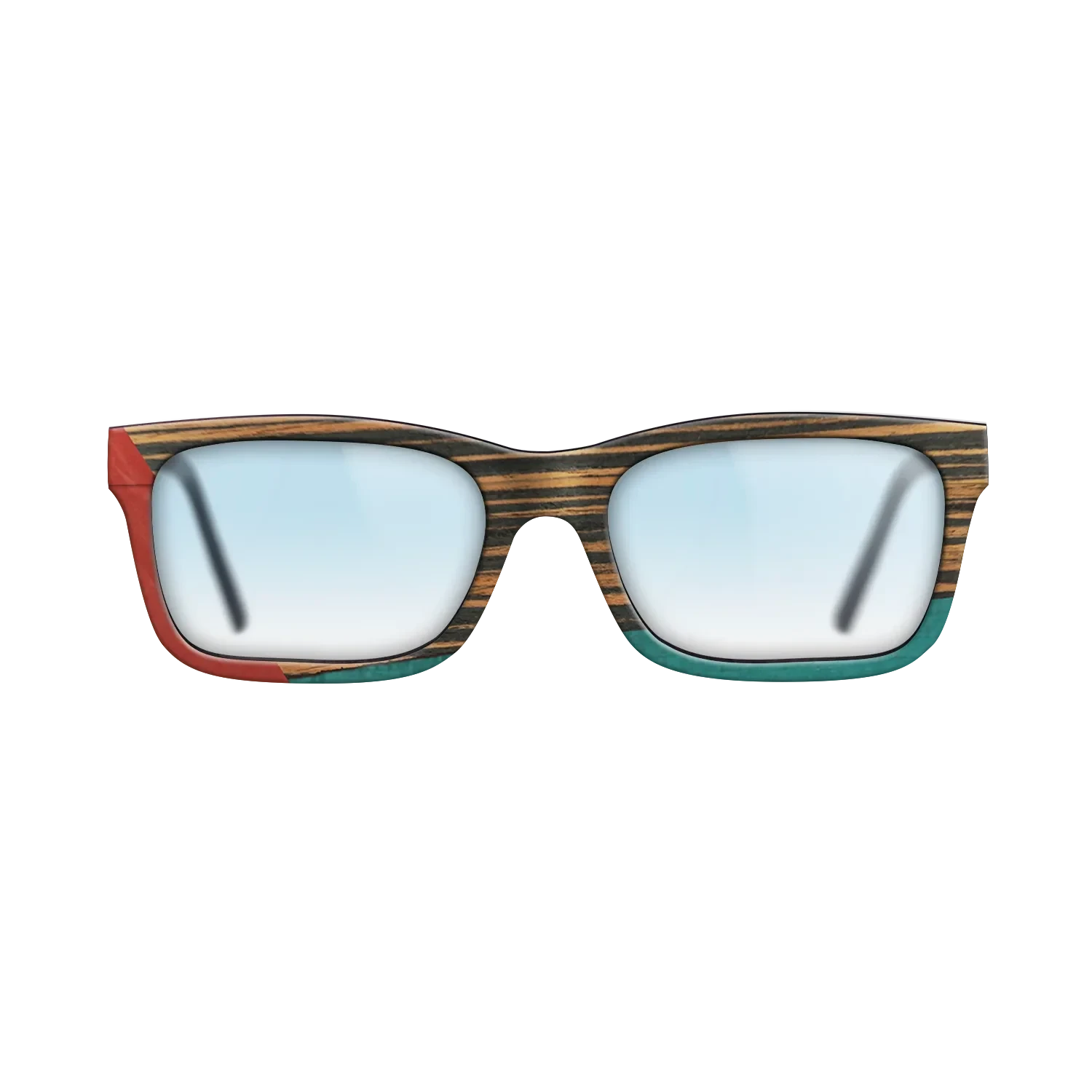 Italian Ebony,Poplar Dyed: Red,Fumed Oak,Poplar Dyed: Turquoise: Bauhaus - The Sage - Block - SIRIS wood optic