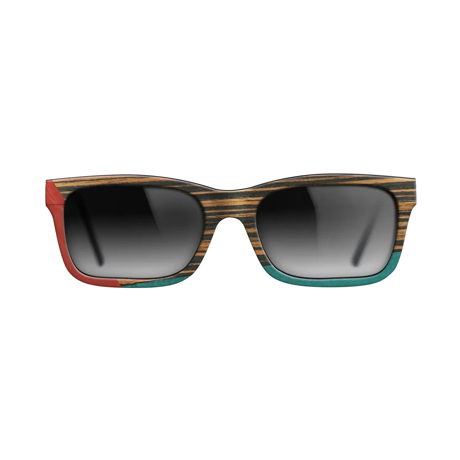 Italian Ebony,Poplar Dyed: Red,Fumed Oak,Poplar Dyed: Turquoise: Bauhaus - The Sage - Block - SIRIS wood optic
