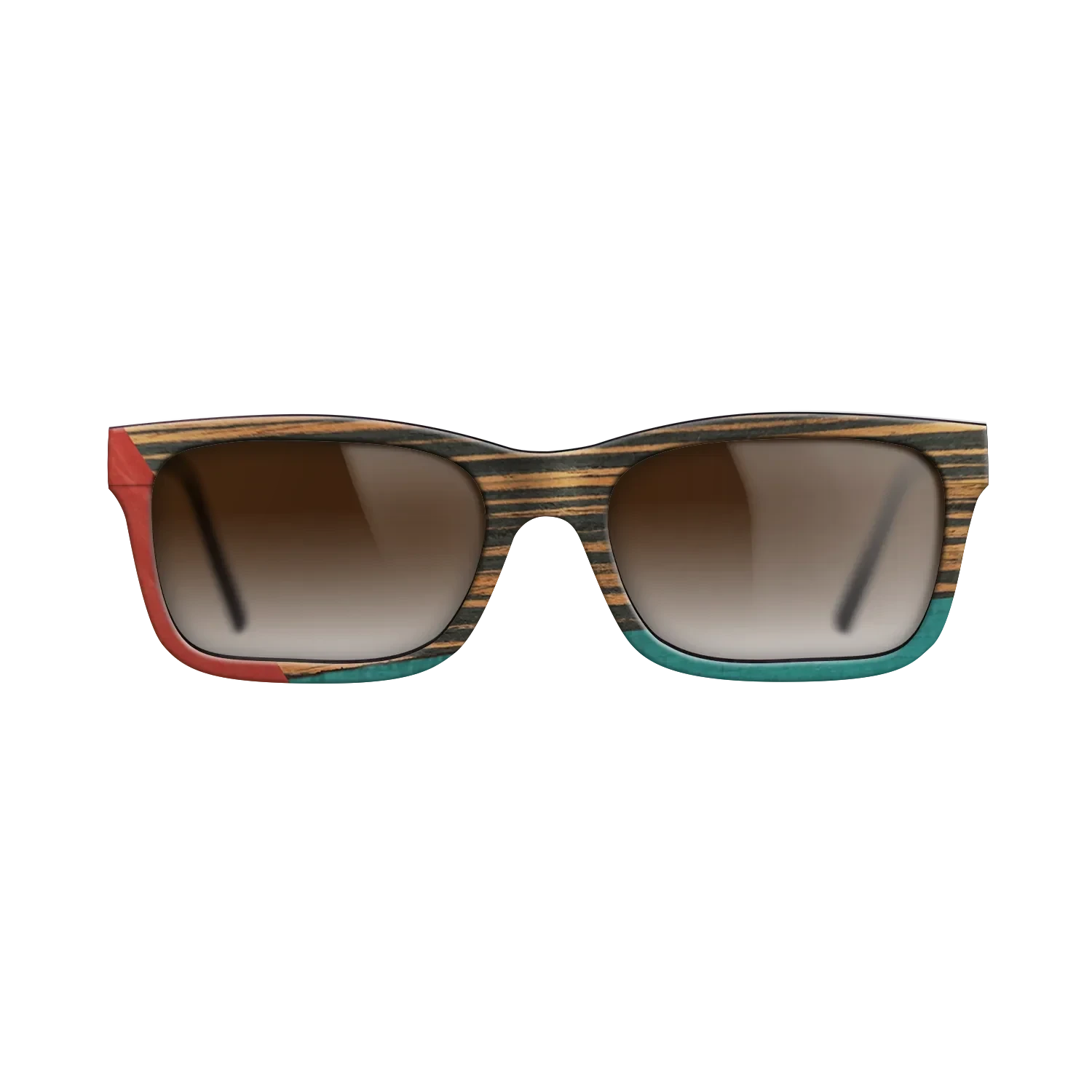 Italian Ebony,Poplar Dyed: Red,Fumed Oak,Poplar Dyed: Turquoise: Bauhaus - The Sage - Block - SIRIS wood optic