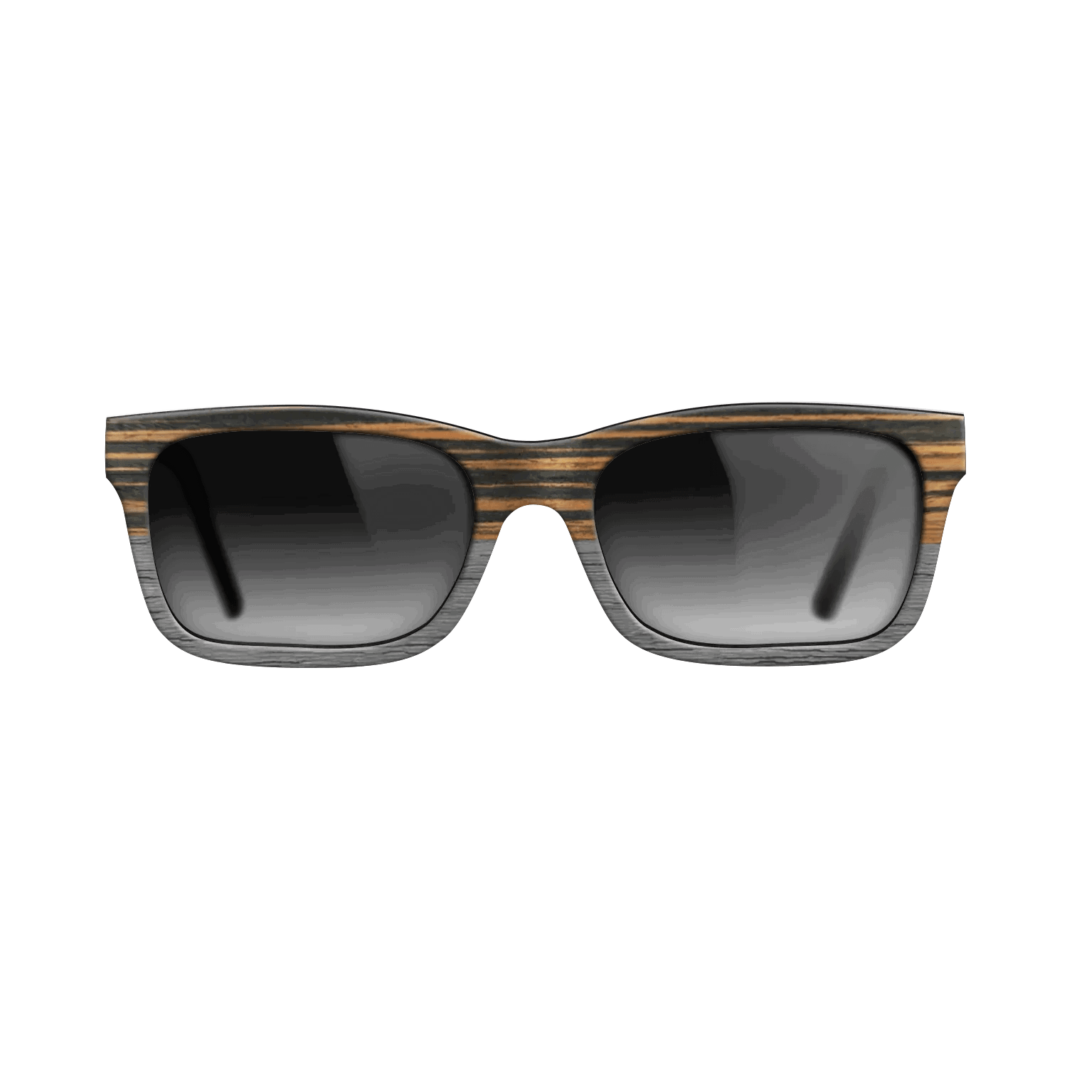 Italian Ebony Tophalf Grey Noir - The Sage - Rectangle - 2090 - SIRIS wood optic
