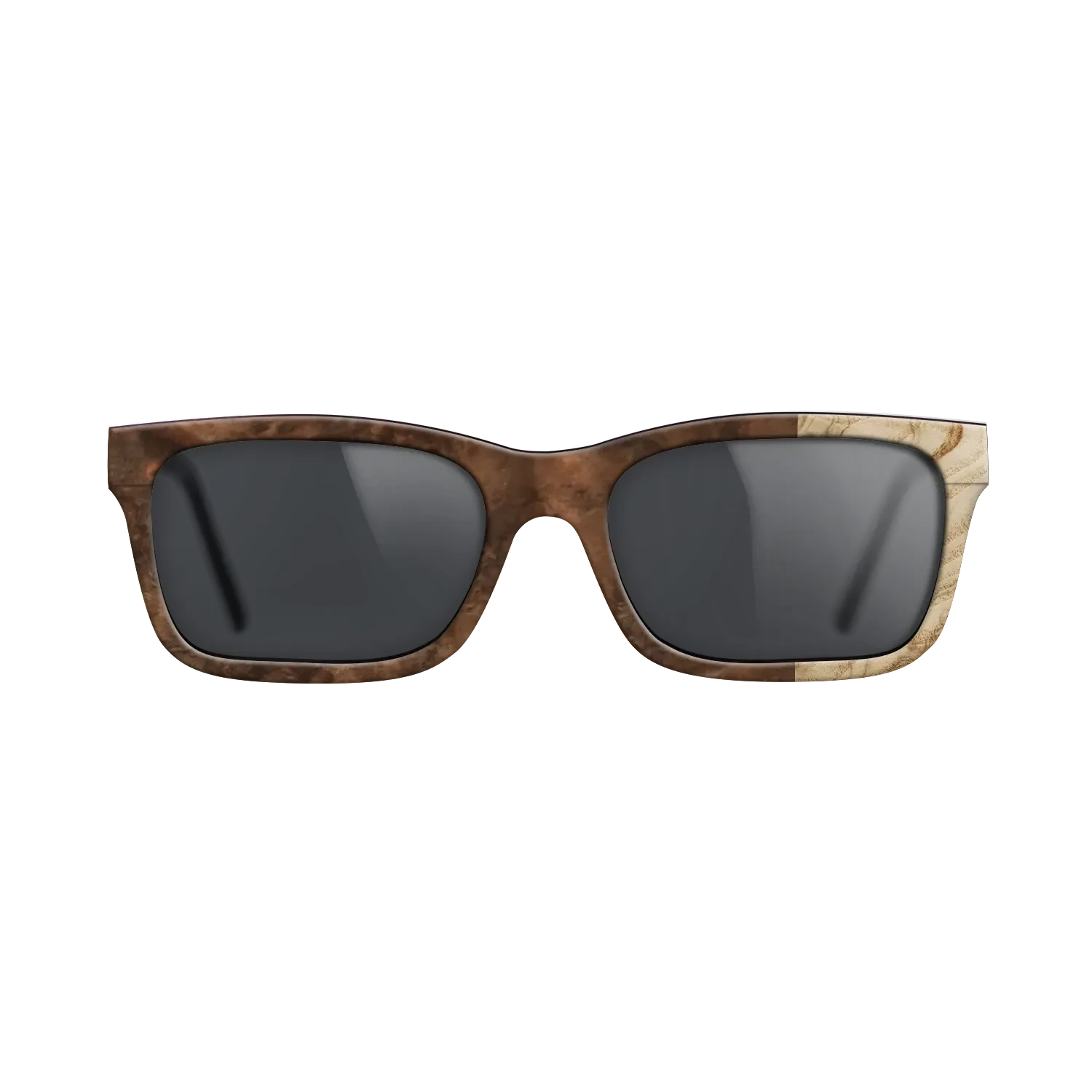 Walnut Burl,Olive Burl: Bauhaus - The Sage - Rectangle - SIRIS wood optic