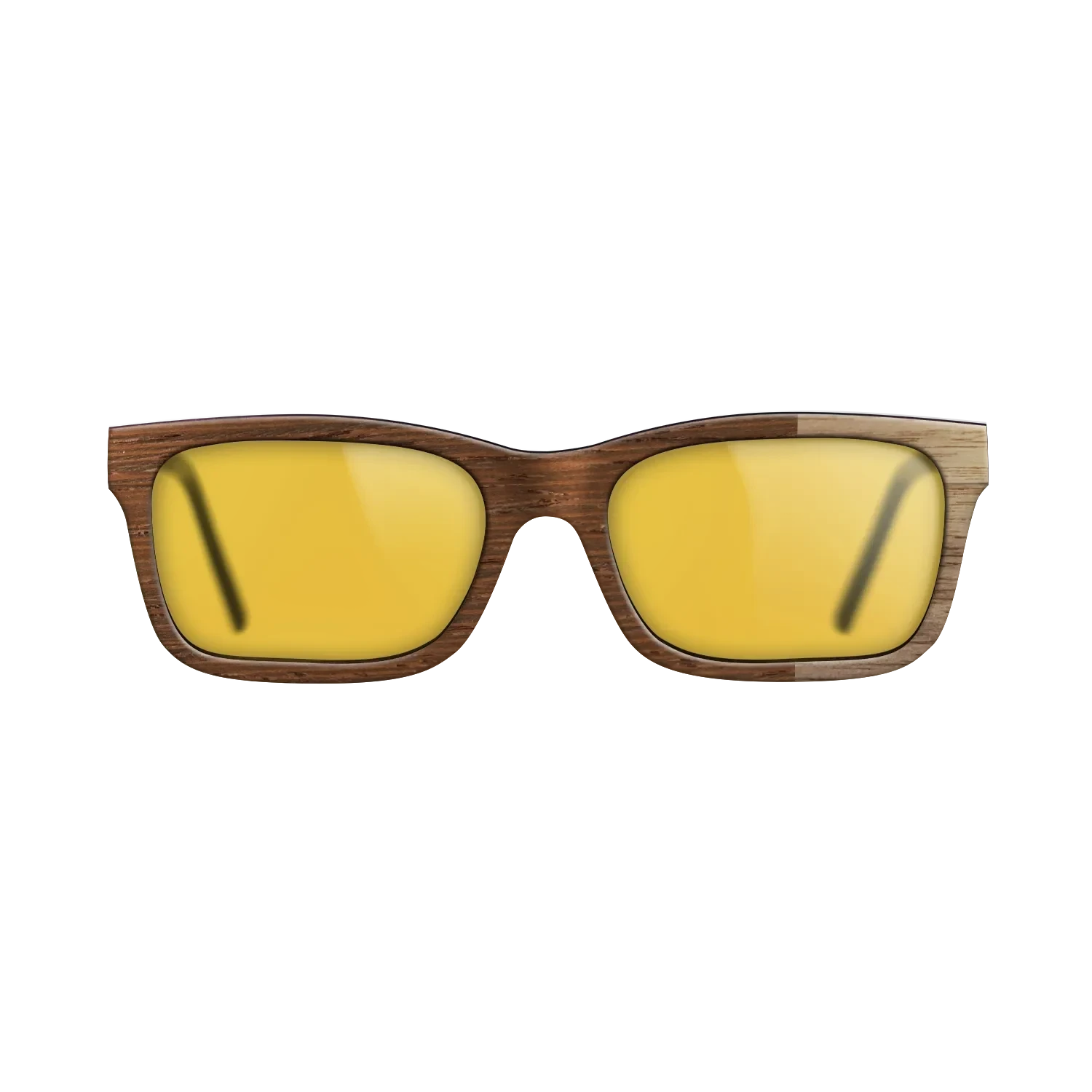 Ziricote Dark Quartered,Walnut: Straight Grain: Bauhaus - The Sage - Rectangle - SIRIS wood optic