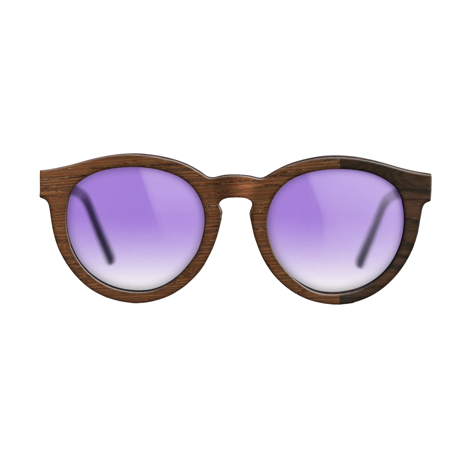 Wenge,Ziricote Dark Quartered: Bauhaus - The Rebel - Round - SIRIS wood optic