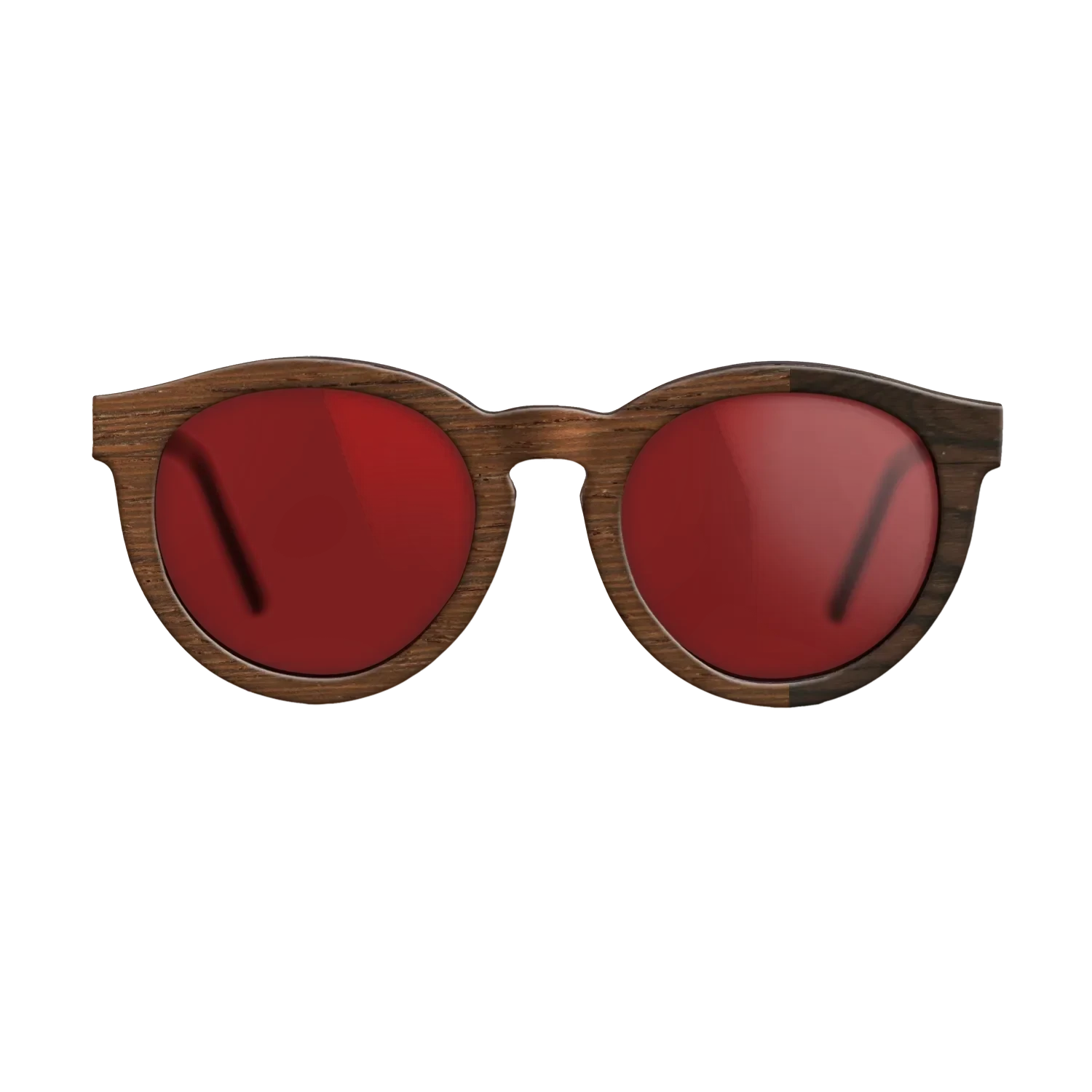 Wenge,Ziricote Dark Quartered: Bauhaus - The Rebel - Round - SIRIS wood optic
