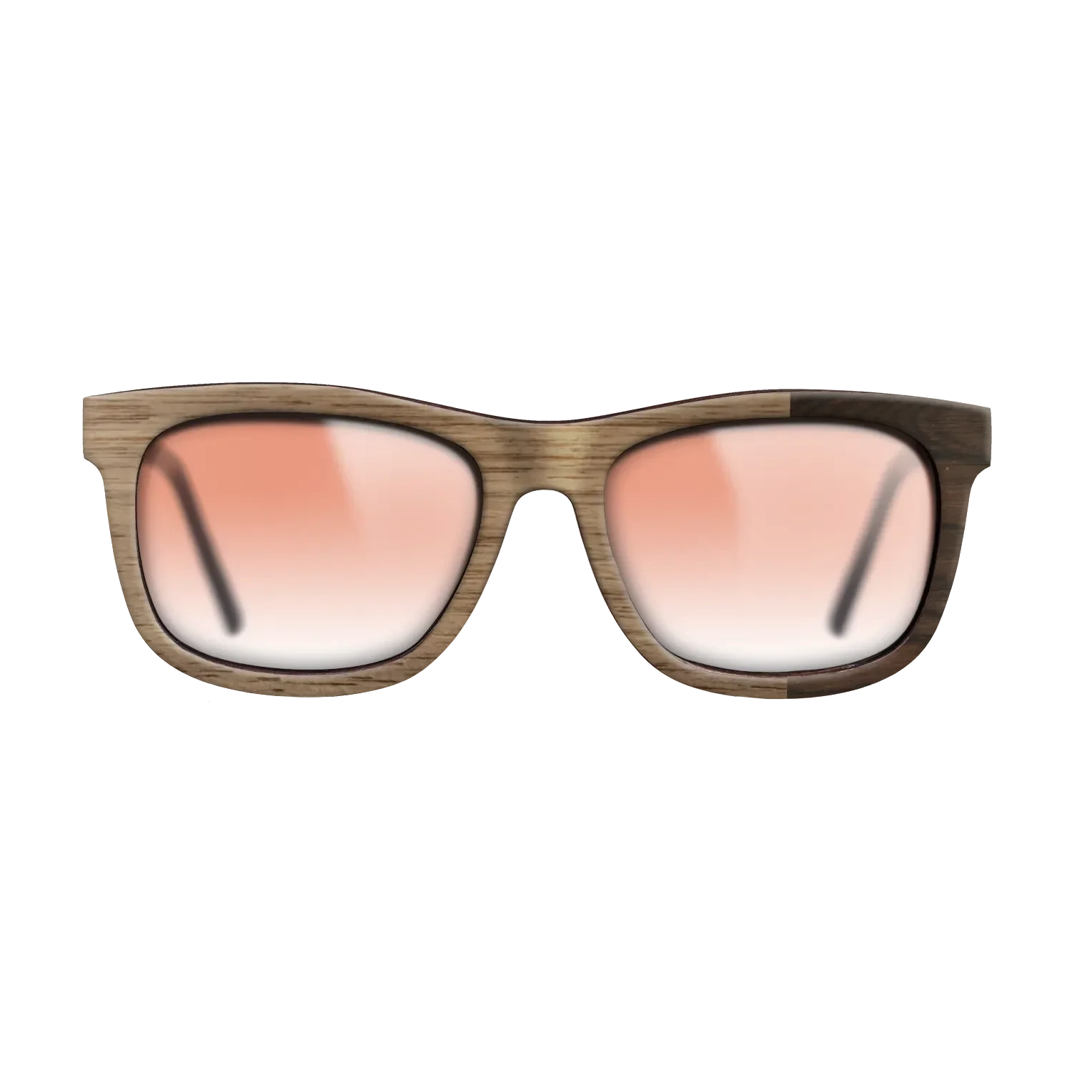 Walnut: Straight Grain,Ziricote Dark Quartered: Bauhaus - The Hero - Square - SIRIS wood optic
