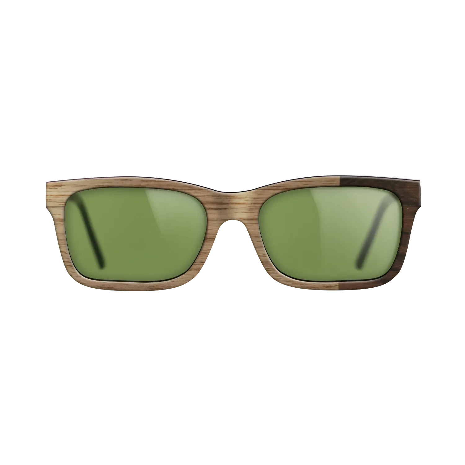 Walnut: Straight Grain,Ziricote Dark Quartered: Bauhaus - The Sage - Rectangle - SIRIS wood optic