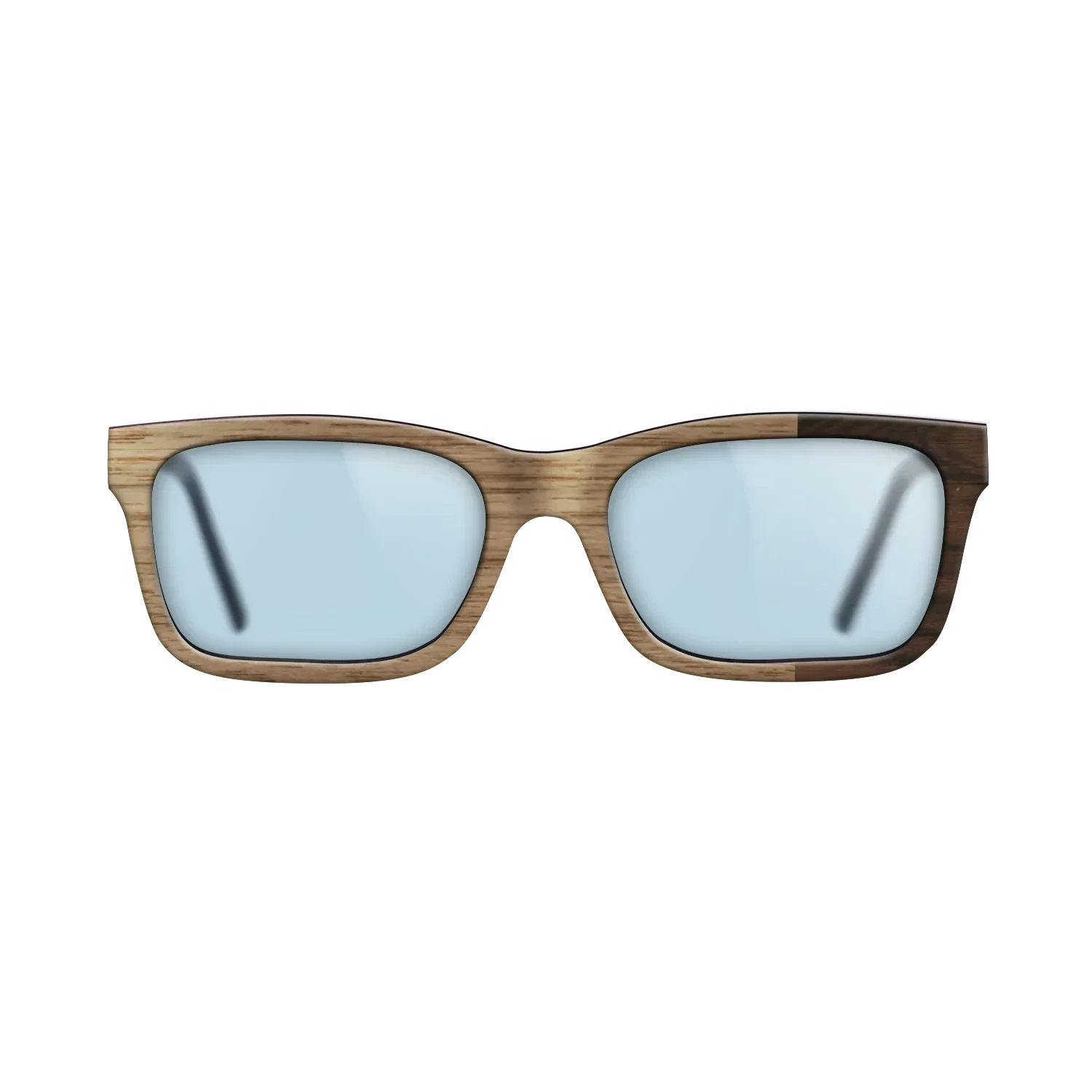 Walnut: Straight Grain,Ziricote Dark Quartered: Bauhaus - The Sage - Rectangle - SIRIS wood optic