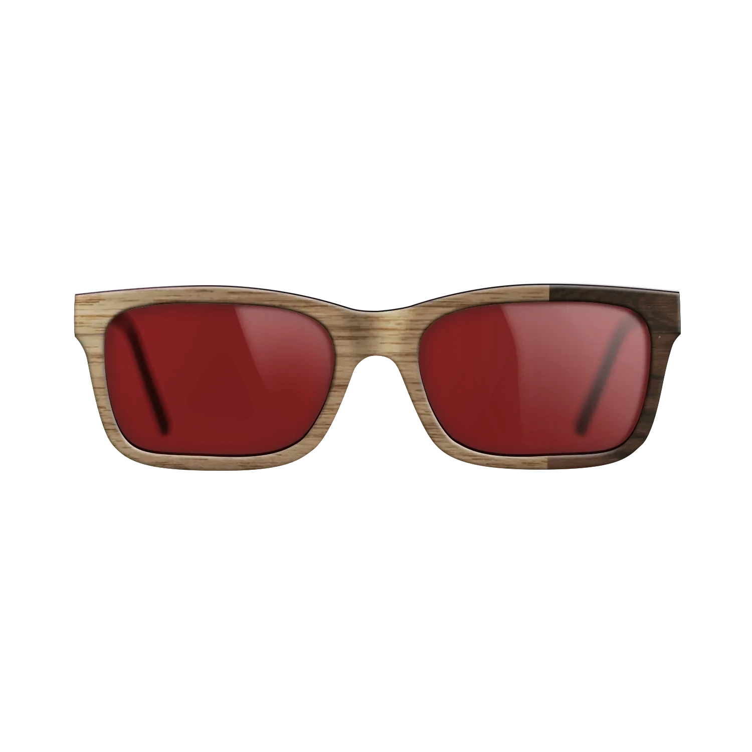 Walnut: Straight Grain,Ziricote Dark Quartered: Bauhaus - The Sage - Rectangle - SIRIS wood optic