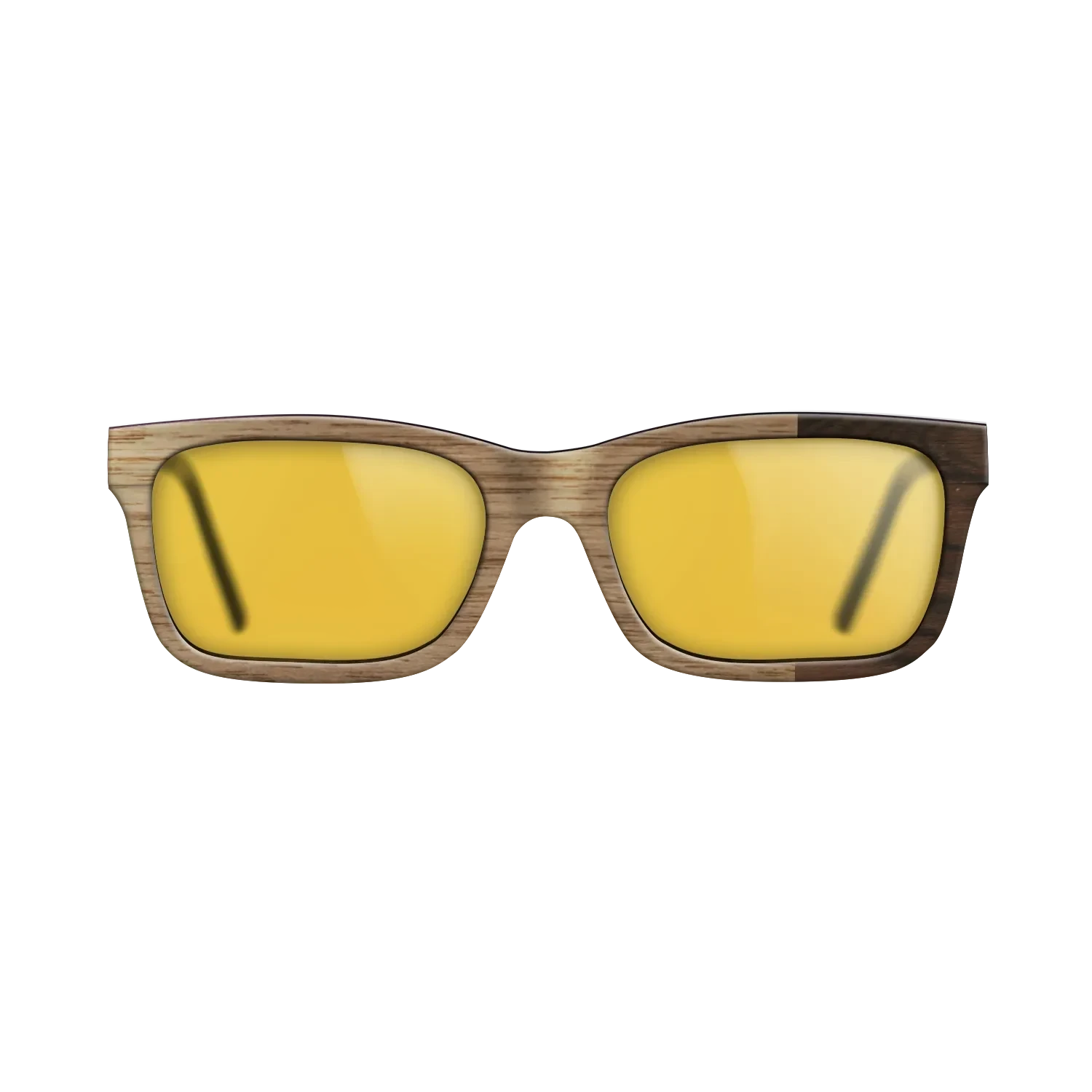 Walnut: Straight Grain,Ziricote Dark Quartered: Bauhaus - The Sage - Rectangle - SIRIS wood optic