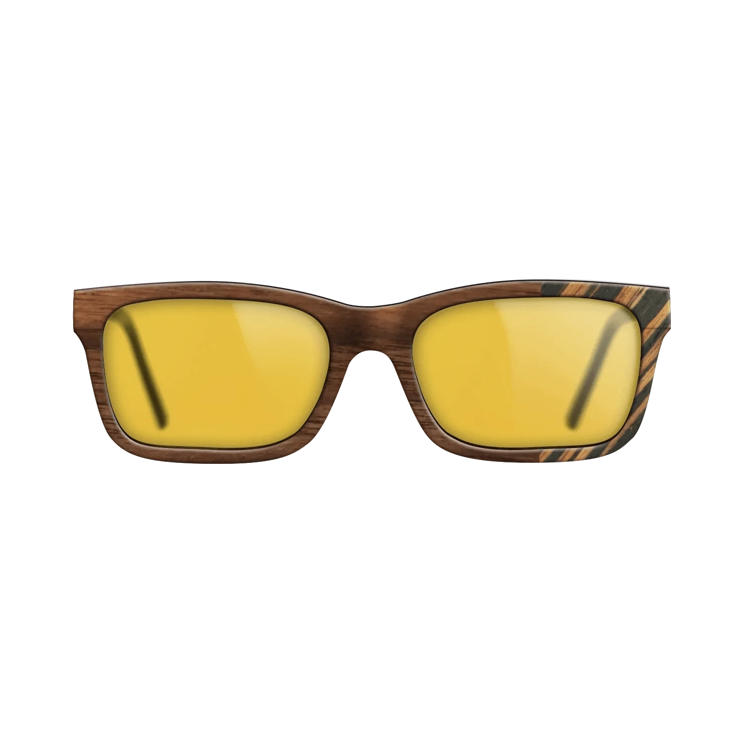 Walnut Claro Dark,Italian Ebony: Bauhaus - The Sage - Rectangle - SIRIS wood optic