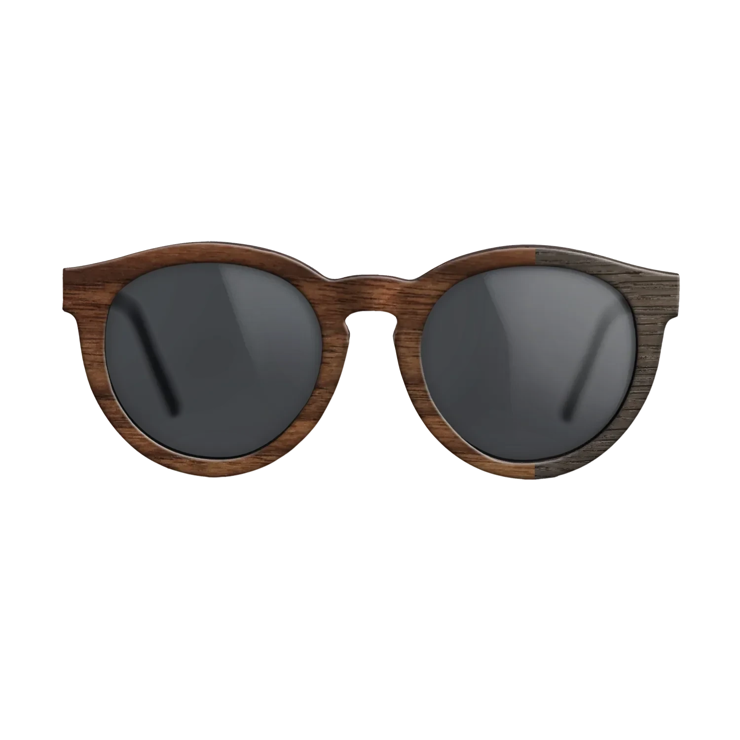 Walnut Claro Dark,Fumed Oak: Bauhaus - The Rebel - Round - SIRIS wood optic