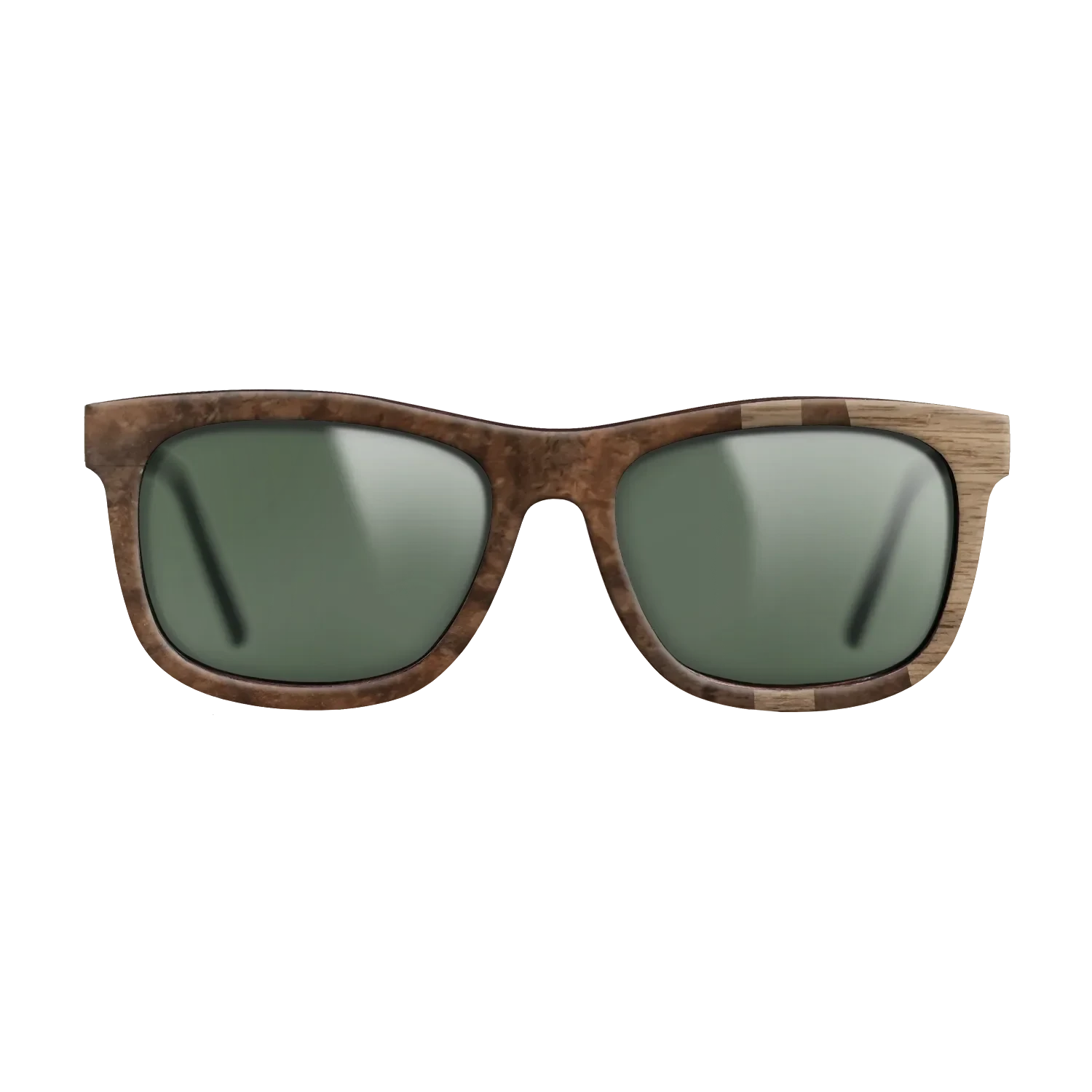 Walnut Burl,Walnut: Straight Grain: Bauhaus - The Hero - Square - SIRIS wood optic