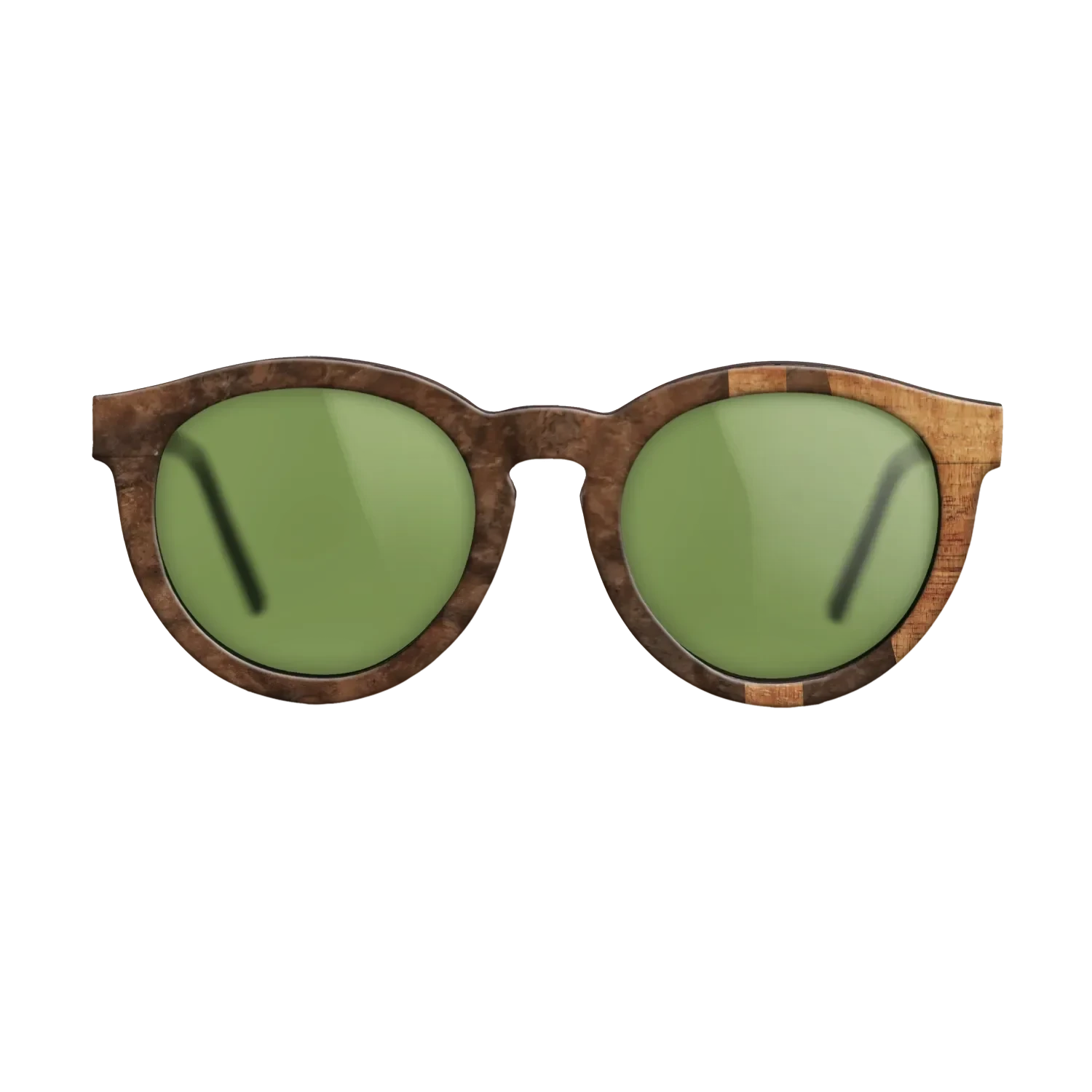Walnut Burl,Koa: Bauhaus - The Rebel - Round - SIRIS wood optic