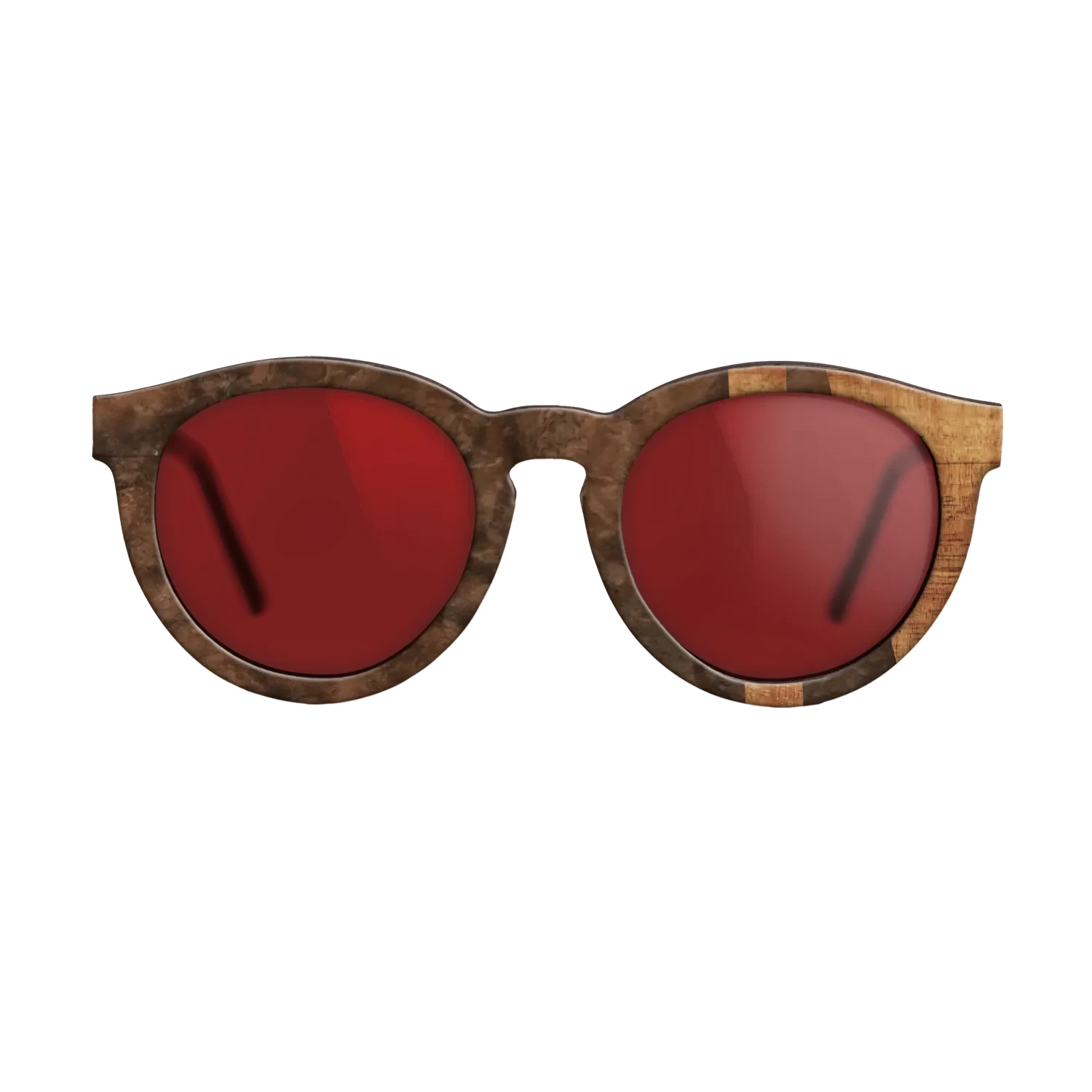 Walnut Burl,Koa: Bauhaus - The Rebel - Round - SIRIS wood optic