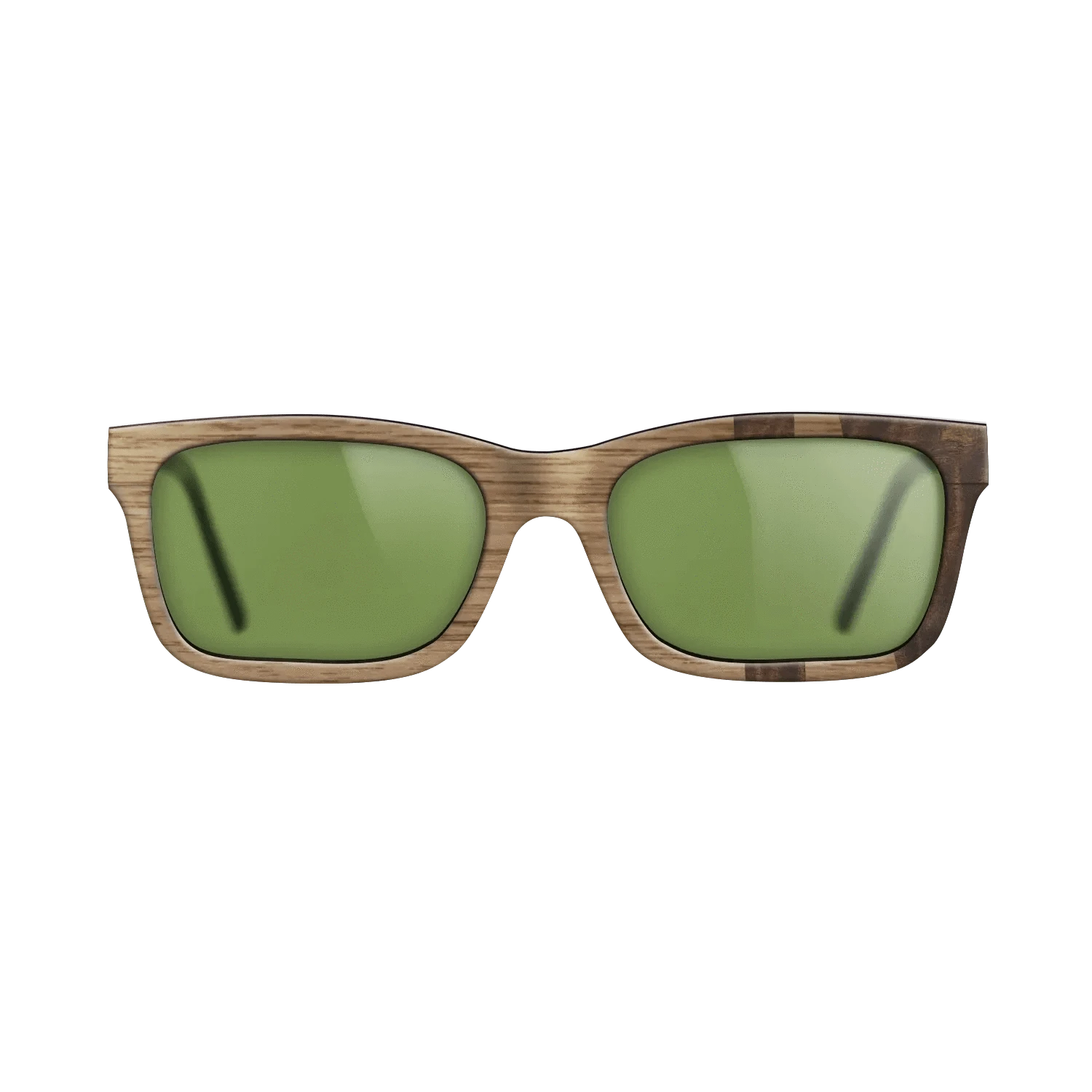 Walnut: Straight Grain,Fumed Eucalyptus: Bauhaus - The Sage - Rectangle - SIRIS wood optic