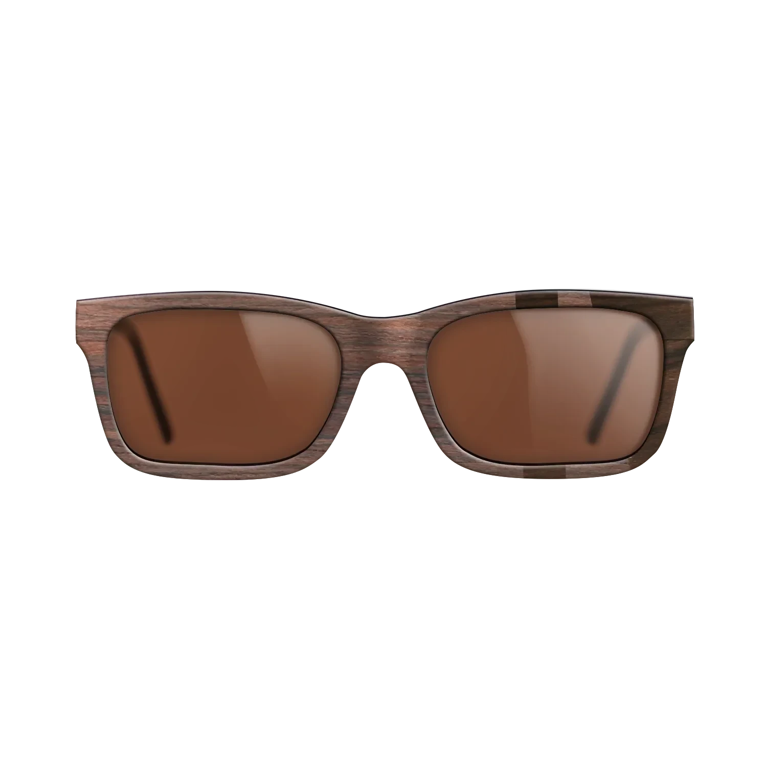 Ziricote Dark Quartered,East Indian Rosewood: Bauhaus - The Sage - Rectangle - SIRIS wood optic