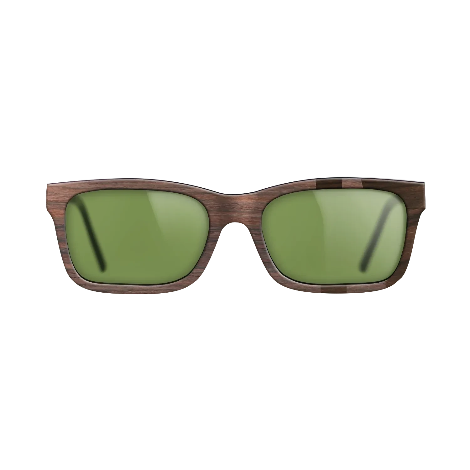 Ziricote Dark Quartered,East Indian Rosewood: Bauhaus - The Sage - Rectangle - SIRIS wood optic