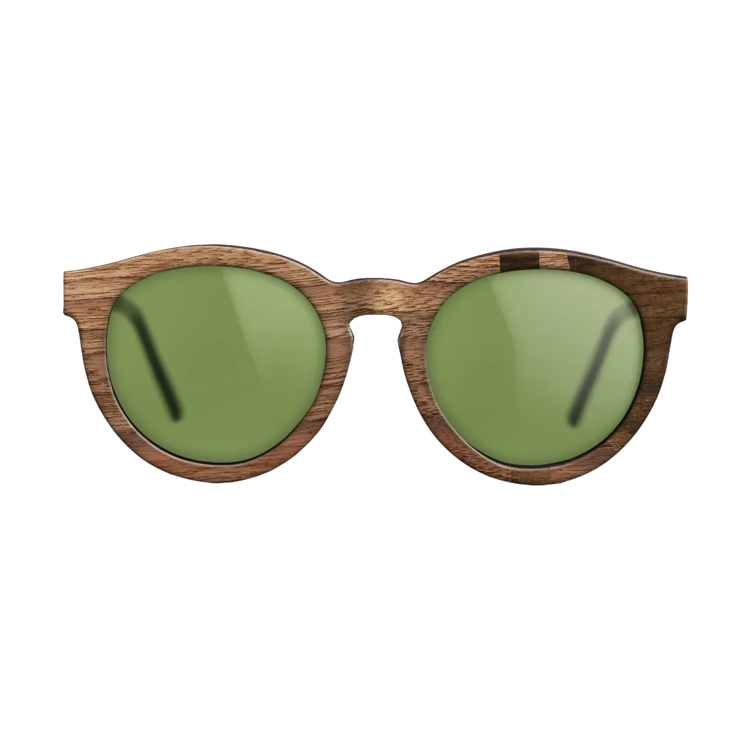 Walnut Claro Light,Ziricote Dark Quartered: Bauhaus - The Rebel - Round - SIRIS wood optic