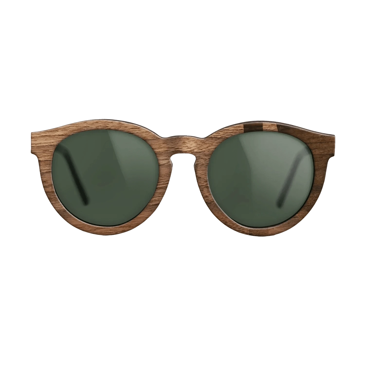 Walnut Claro Light,Ziricote Dark Quartered: Bauhaus - The Rebel - Round - SIRIS wood optic