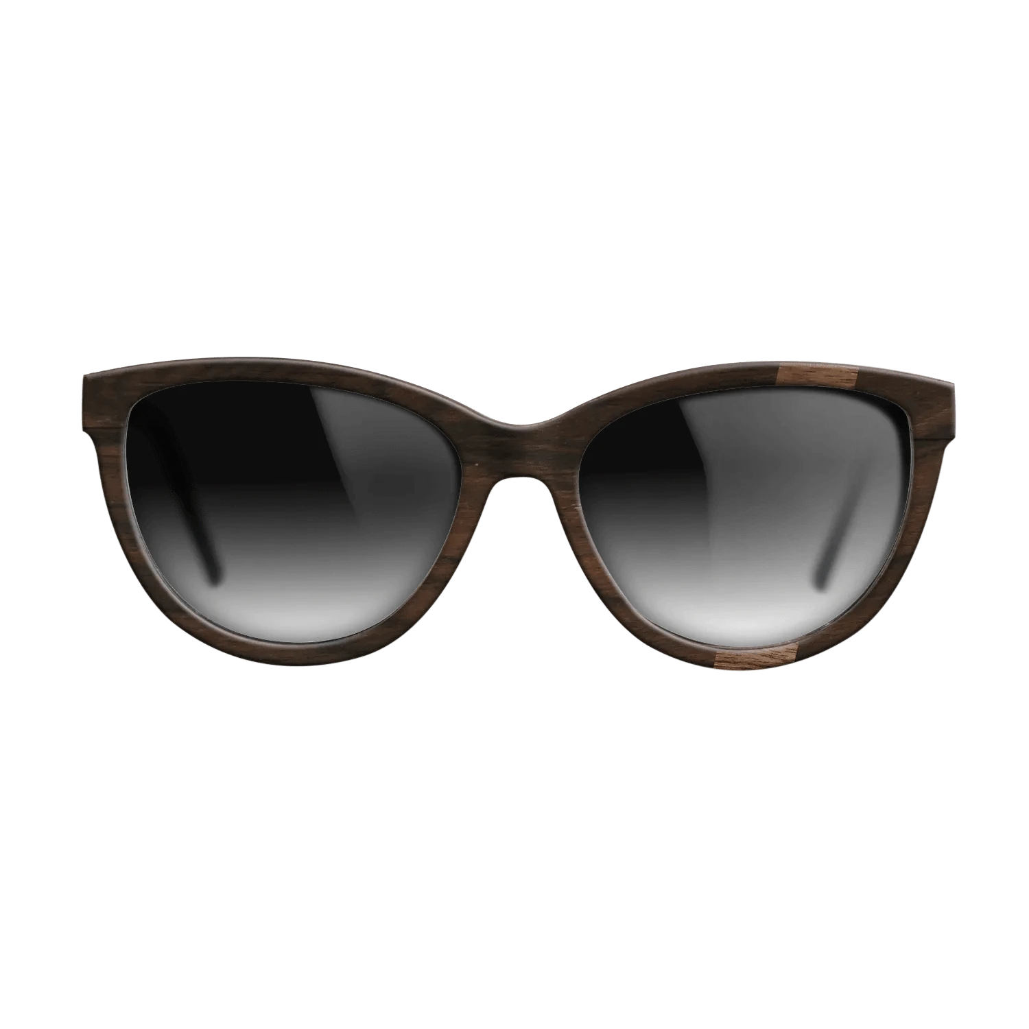 Walnut Claro Light,Ziricote Dark Quartered: Wedge - The Maiden - Cat - SIRIS wood optic