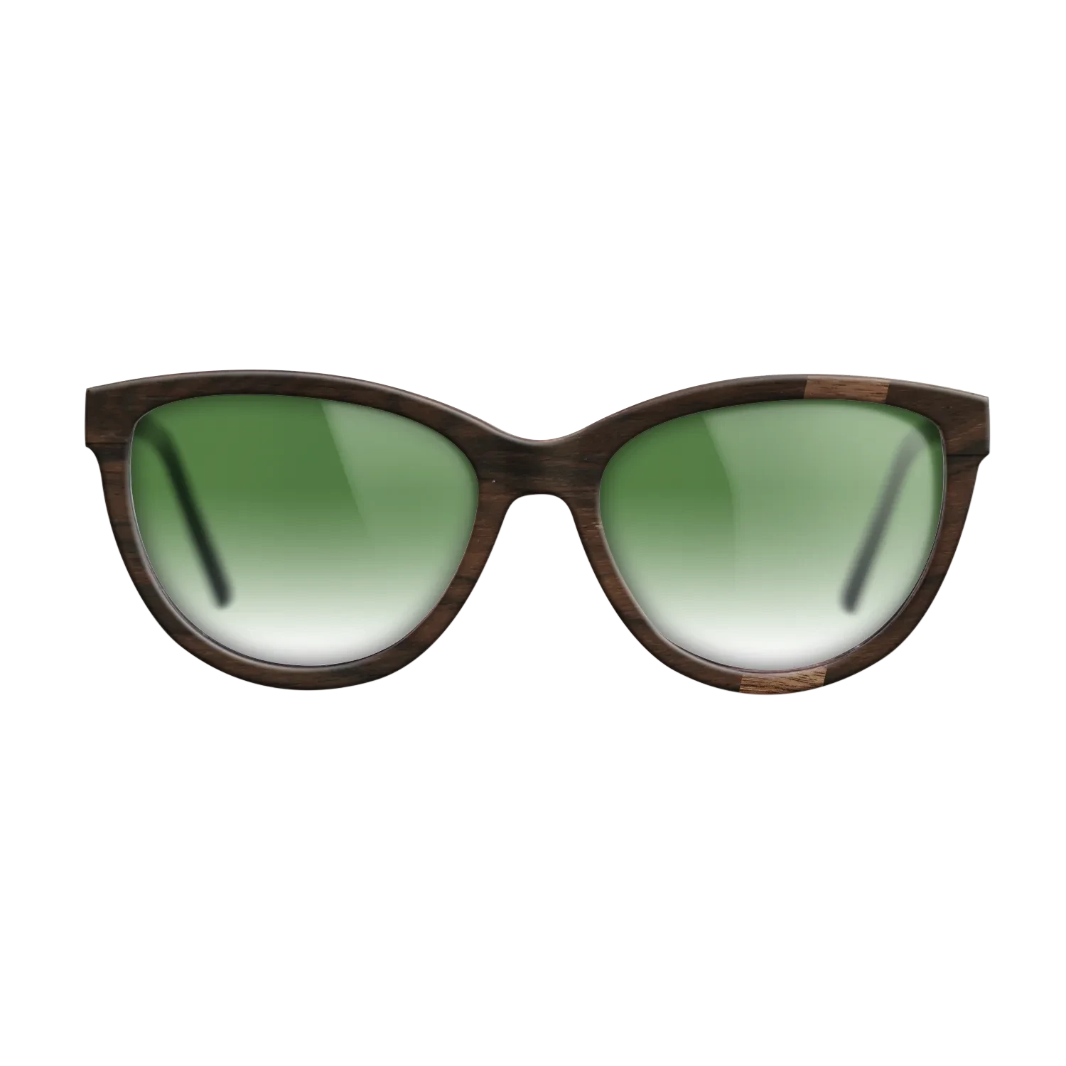Walnut Claro Light,Ziricote Dark Quartered: Wedge - The Maiden - Cat - SIRIS wood optic
