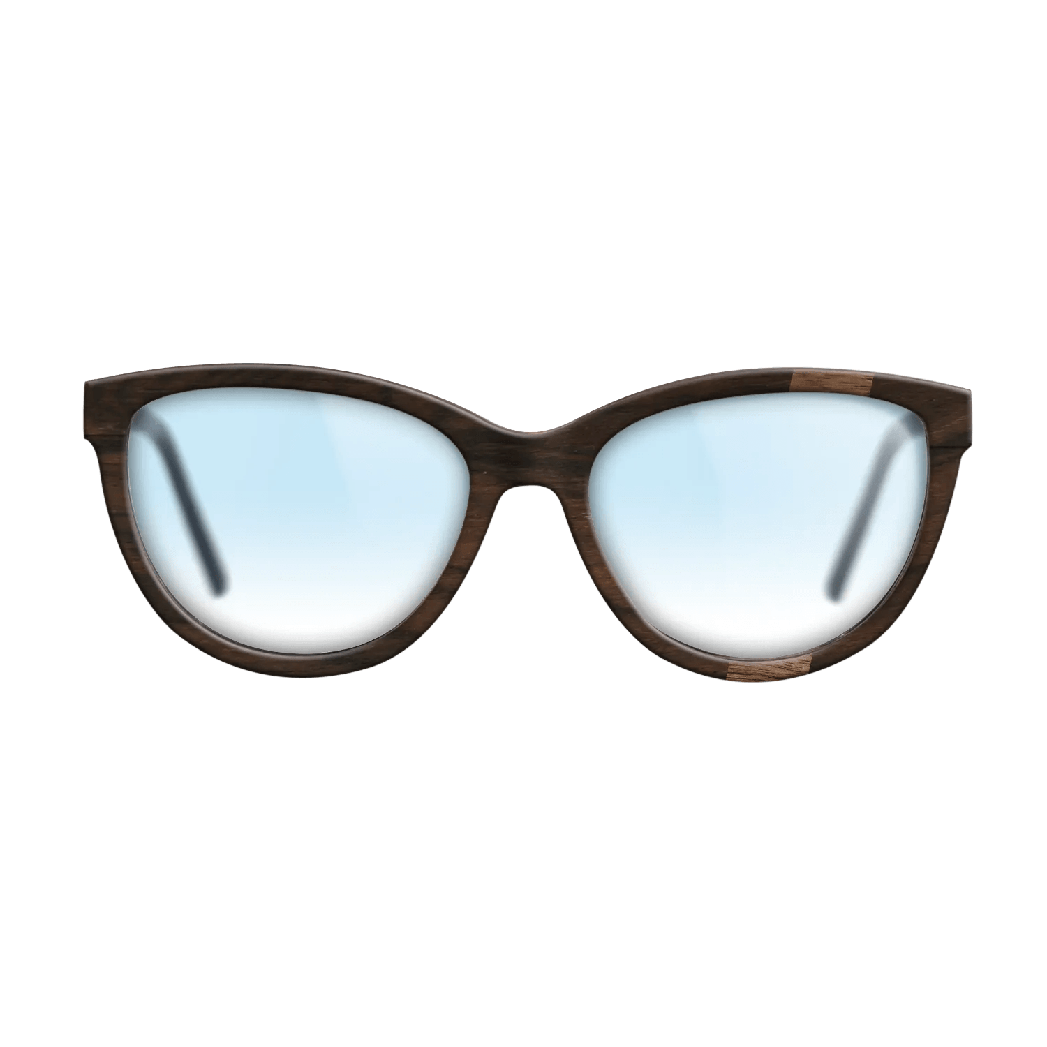 Walnut Claro Light,Ziricote Dark Quartered: Wedge - The Maiden - Cat - SIRIS wood optic