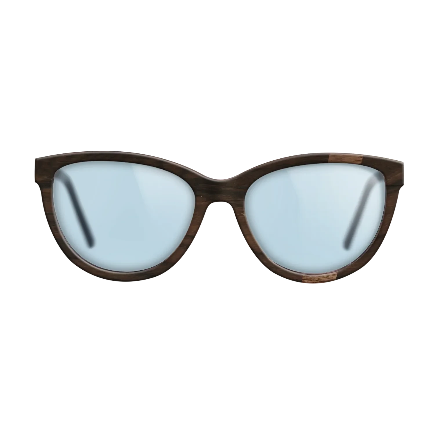 Walnut Claro Light,Ziricote Dark Quartered: Wedge - The Maiden - Cat - SIRIS wood optic