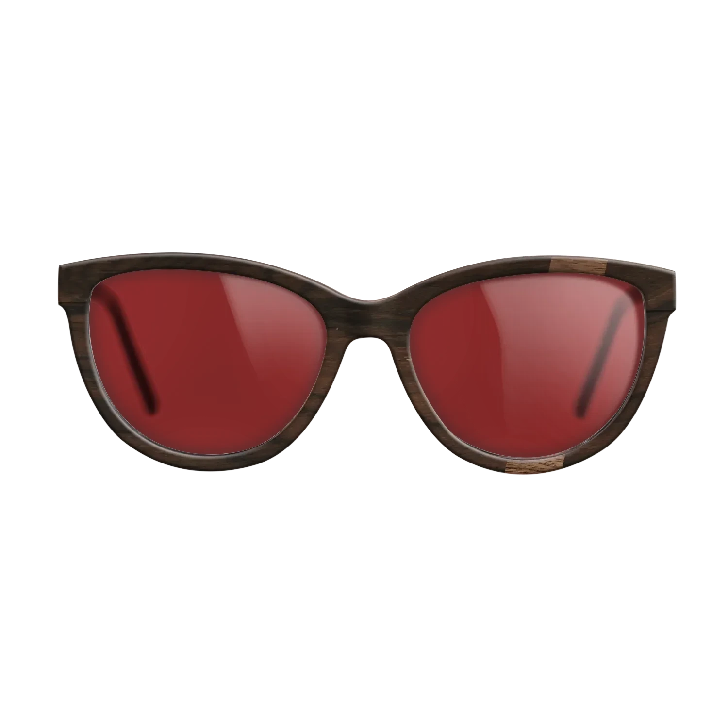 Walnut Claro Light,Ziricote Dark Quartered: Wedge - The Maiden - Cat - SIRIS wood optic