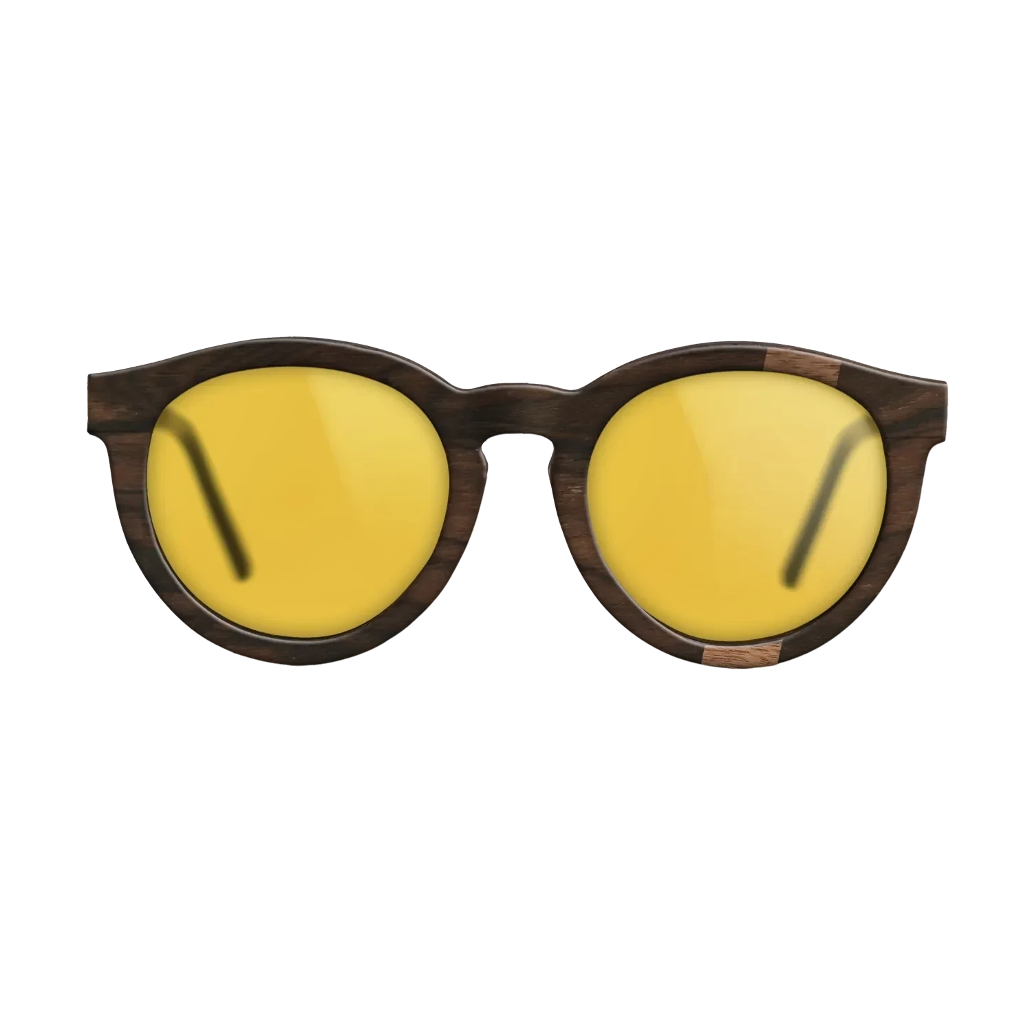 Walnut Claro Light,Ziricote Dark Quartered: Wedge - The Rebel - Round - SIRIS wood optic