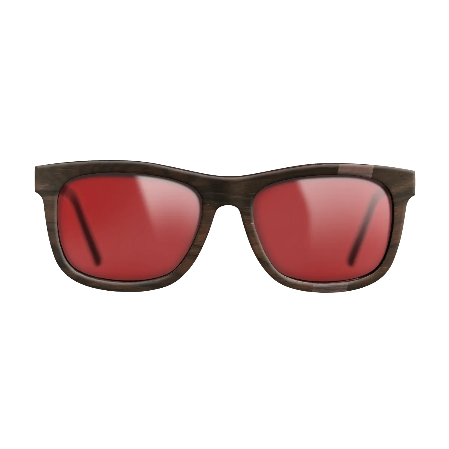Rosewood Reconstituted,Ziricote Dark Quartered: Wedge - The Hero - Square - SIRIS wood optic