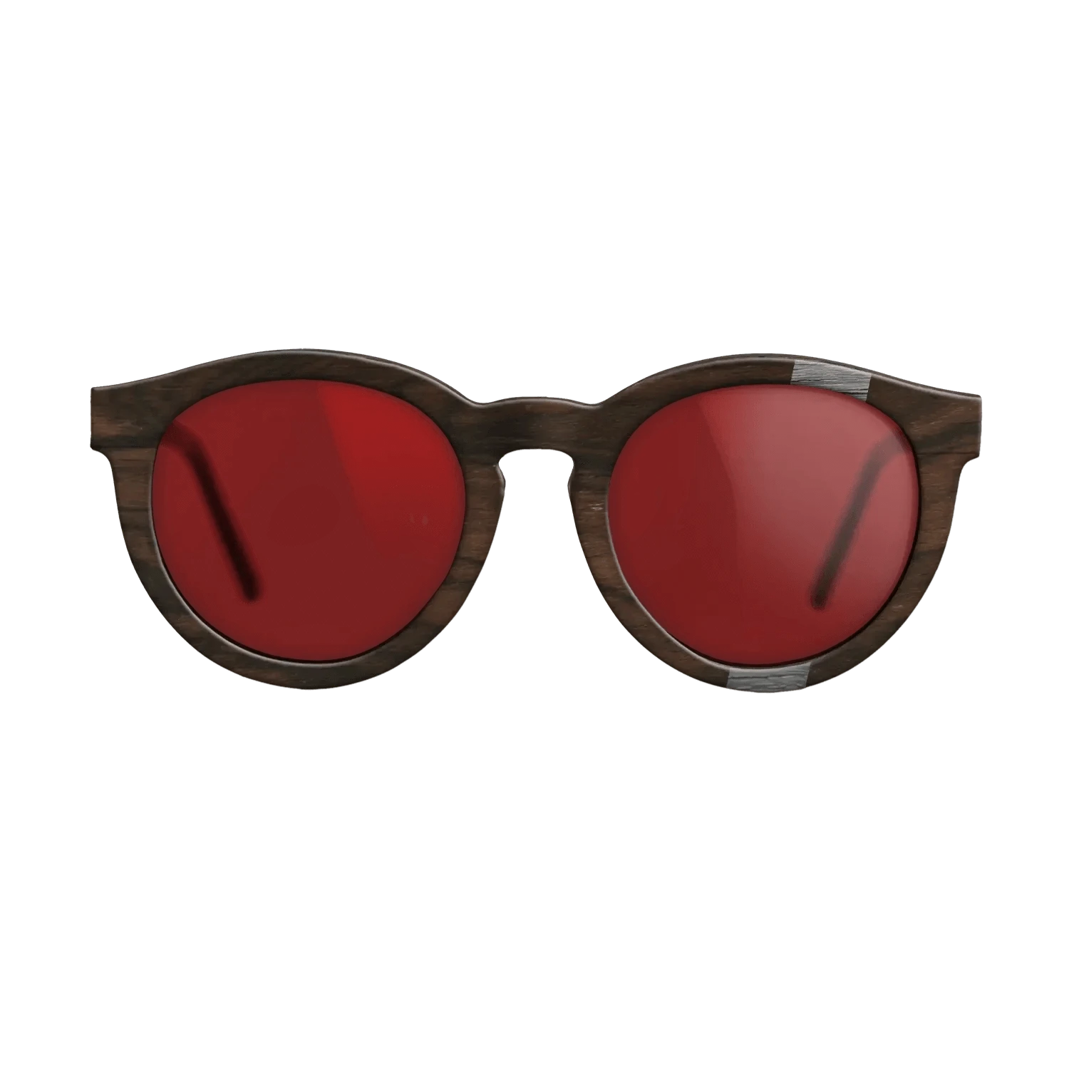 Poplar Dyed: Grey,Ziricote Dark Quartered: Wedge - The Rebel - Round - SIRIS wood optic