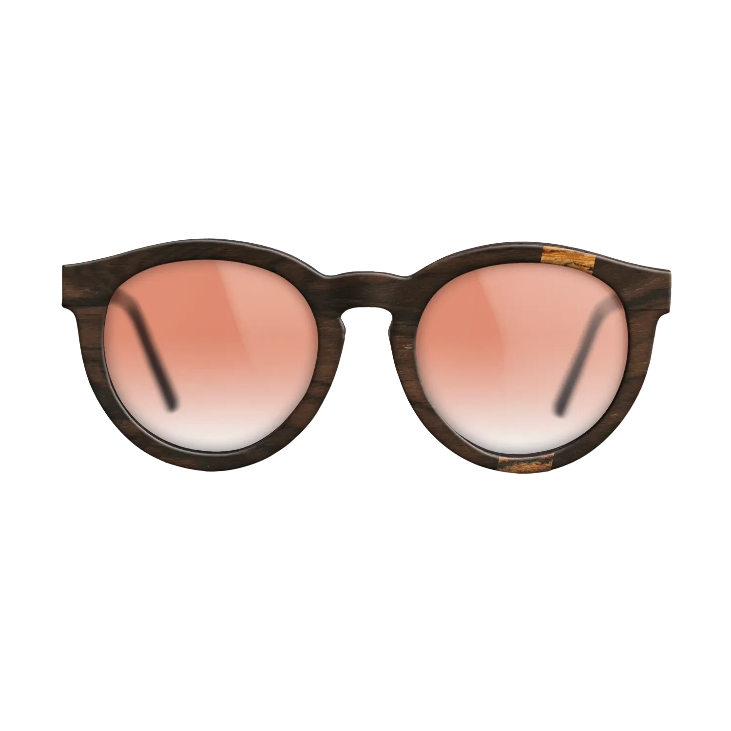 Ziricote Dark Quartered,Bocote: Wedge - The Rebel - Round - SIRIS wood optic