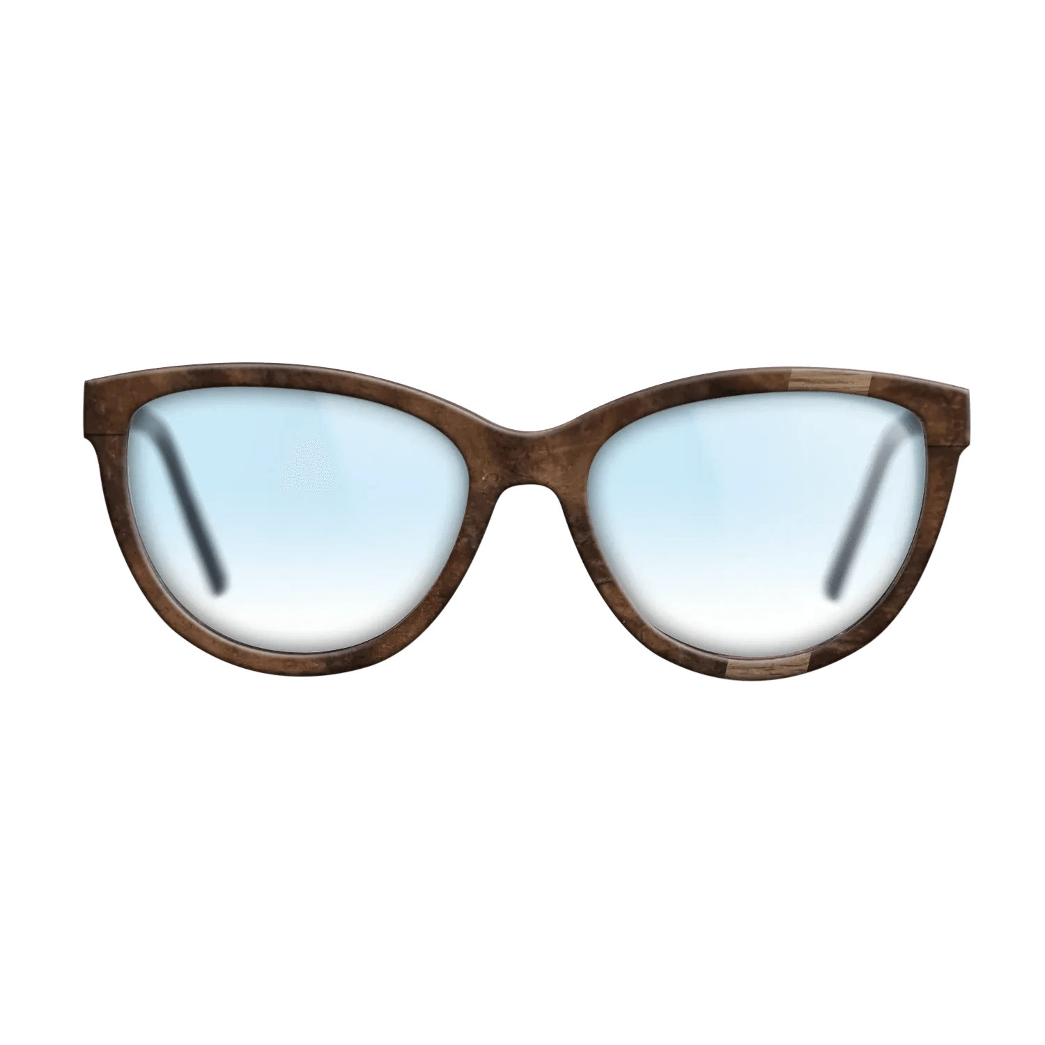 Walnut: Straight Grain,Walnut Burl: Wedge - The Maiden - Cat - SIRIS wood optic