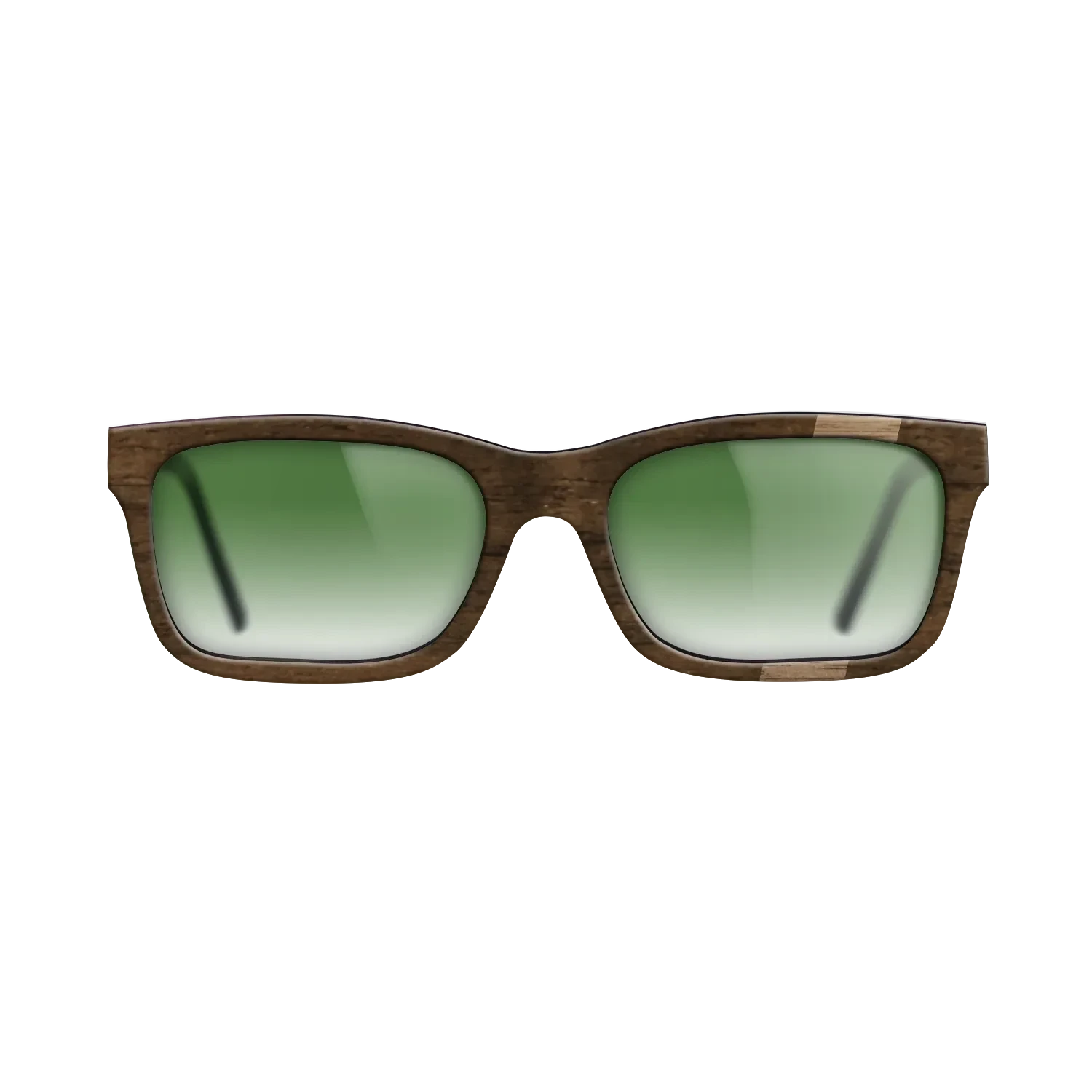 Walnut: Straight Grain,Ziricote Dark Quartered: Wedge - The Sage - Rectangle - SIRIS wood optic