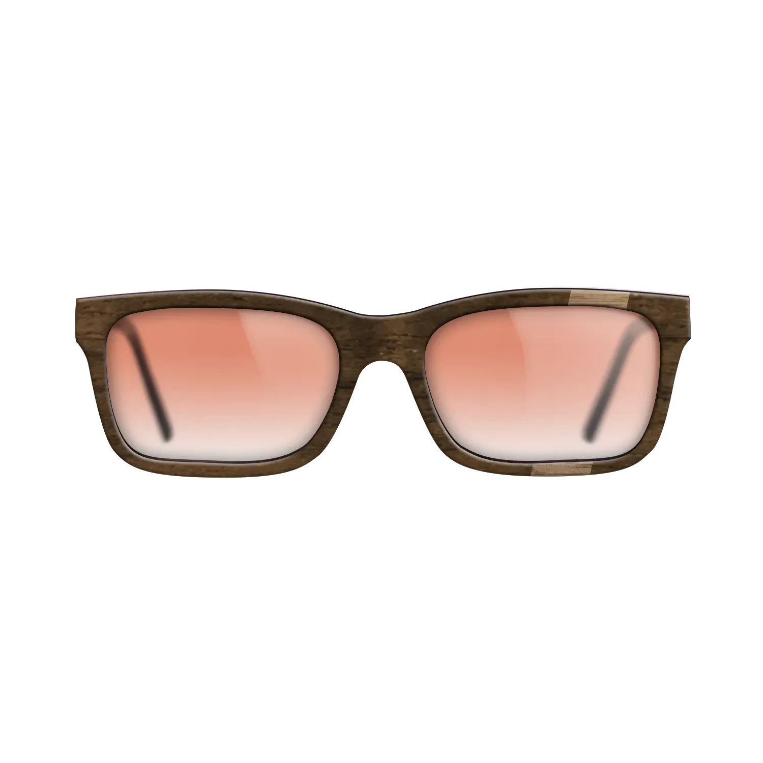 Walnut: Straight Grain,Ziricote Dark Quartered: Wedge - The Sage - Rectangle - SIRIS wood optic
