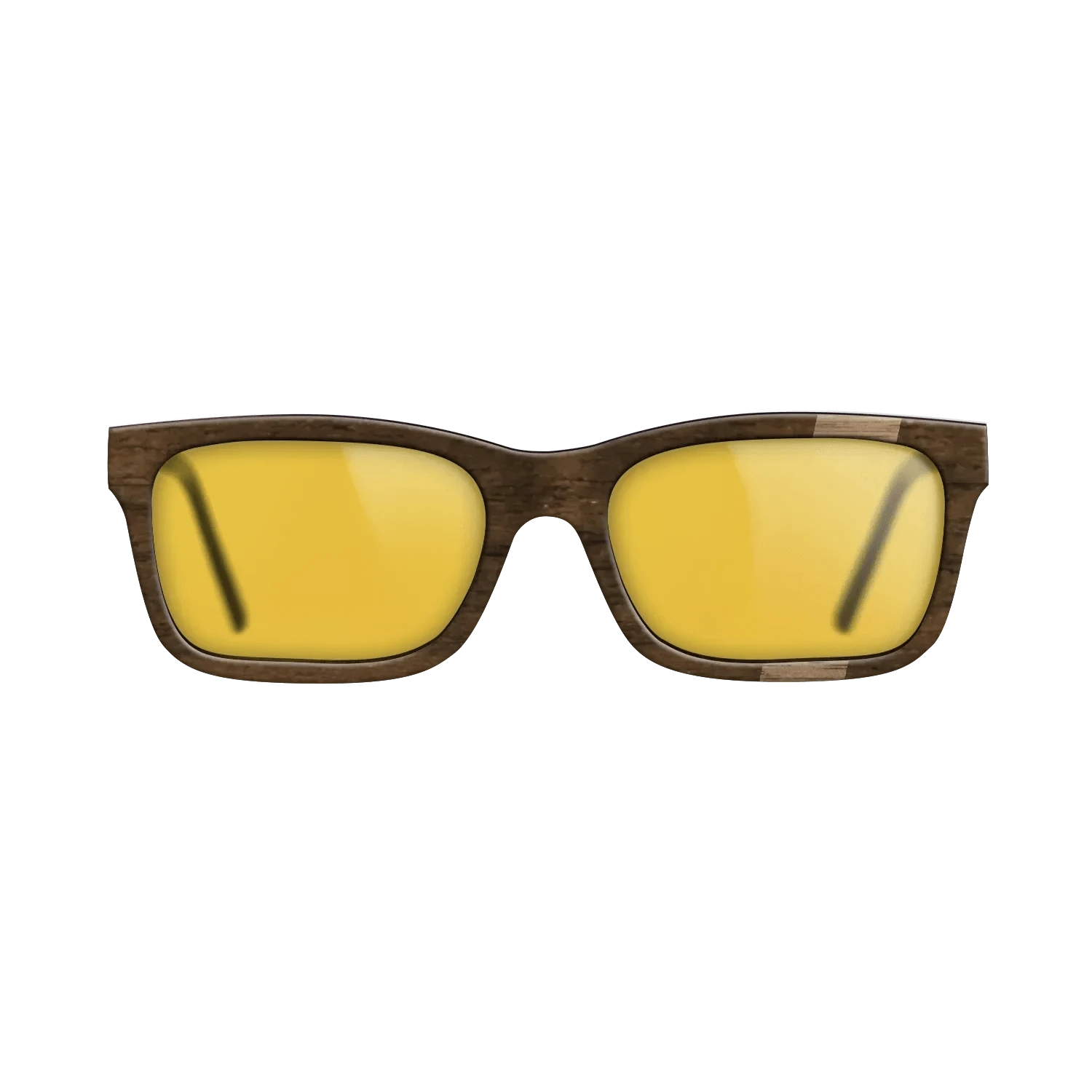 Walnut: Straight Grain,Ziricote Dark Quartered: Wedge - The Sage - Rectangle - SIRIS wood optic