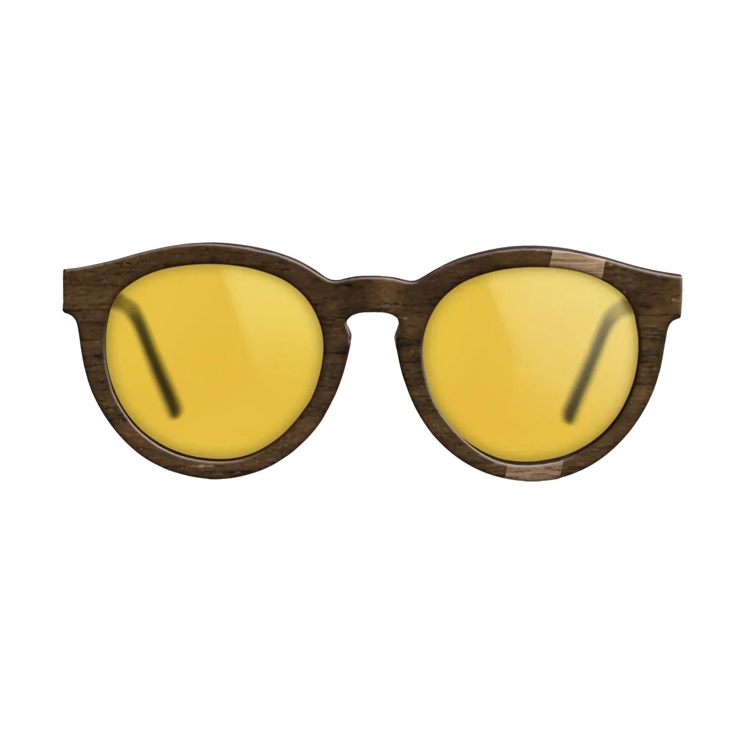 Walnut: Straight Grain,Ziricote Dark Quartered: Wedge - The Rebel - Round - SIRIS wood optic