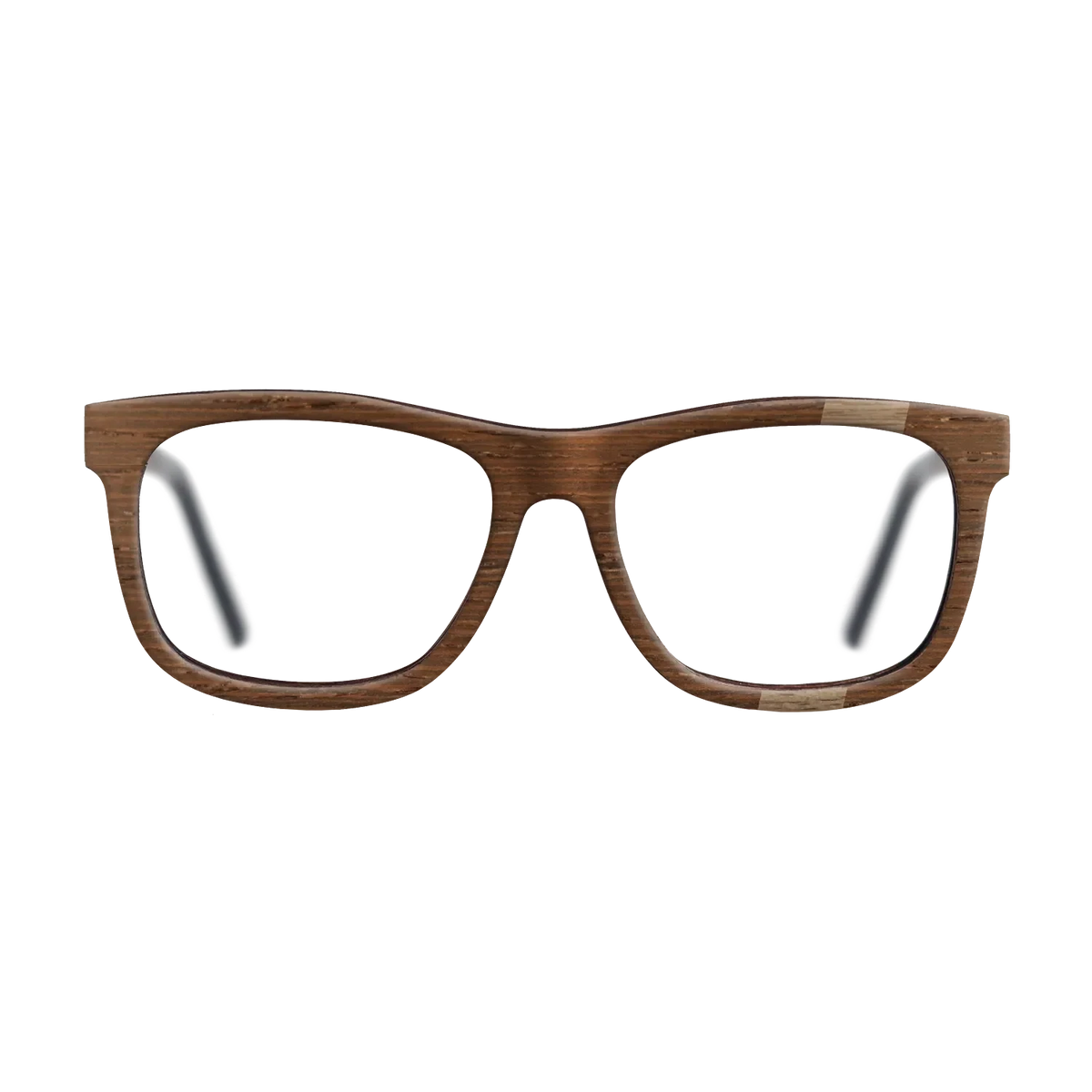 Walnut: Straight Grain,Wenge: Wedge - The Hero - Square