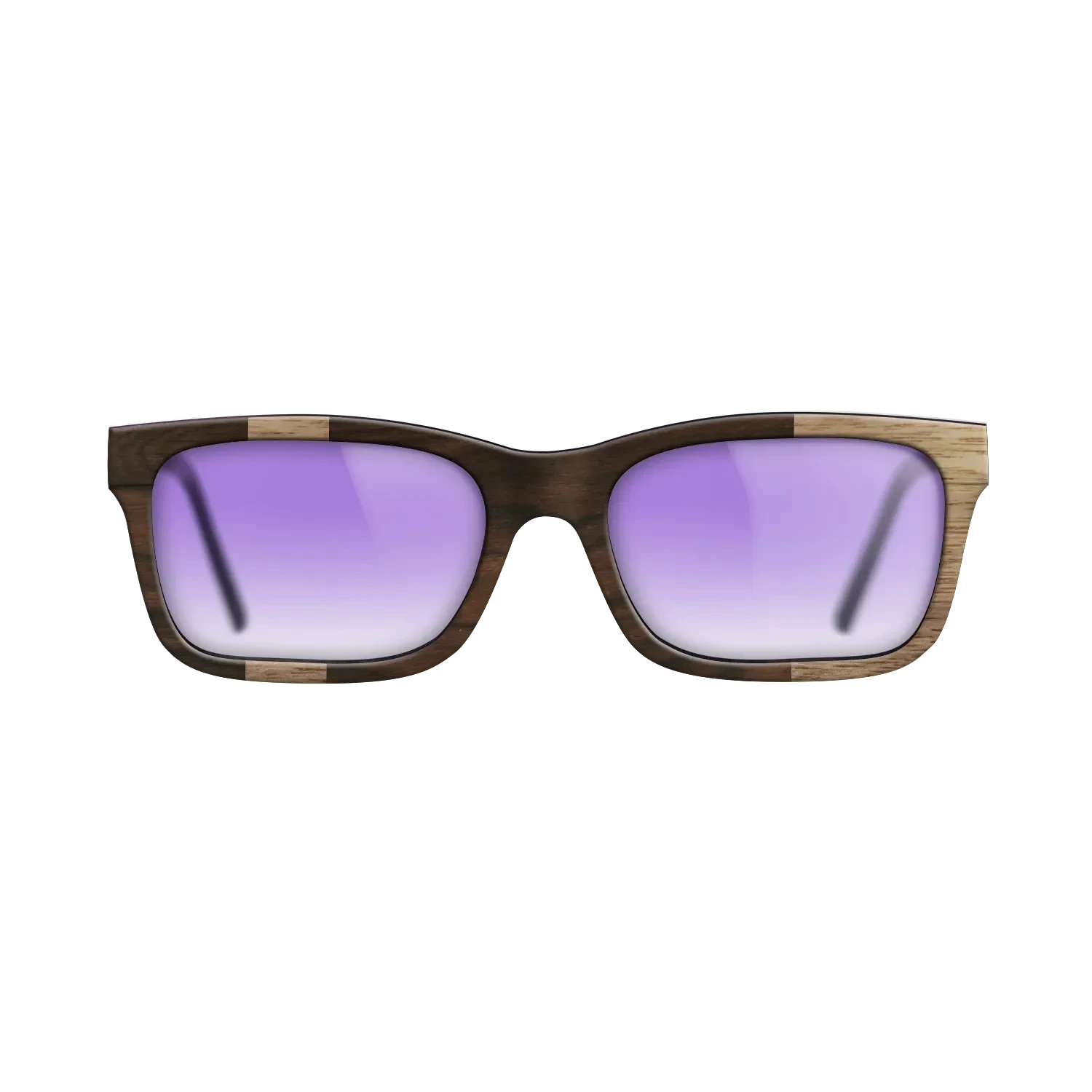 Walnut: Straight Grain,Ziricote Dark Quartered: Diametric - The Sage - Rectangle - SIRIS wood optic