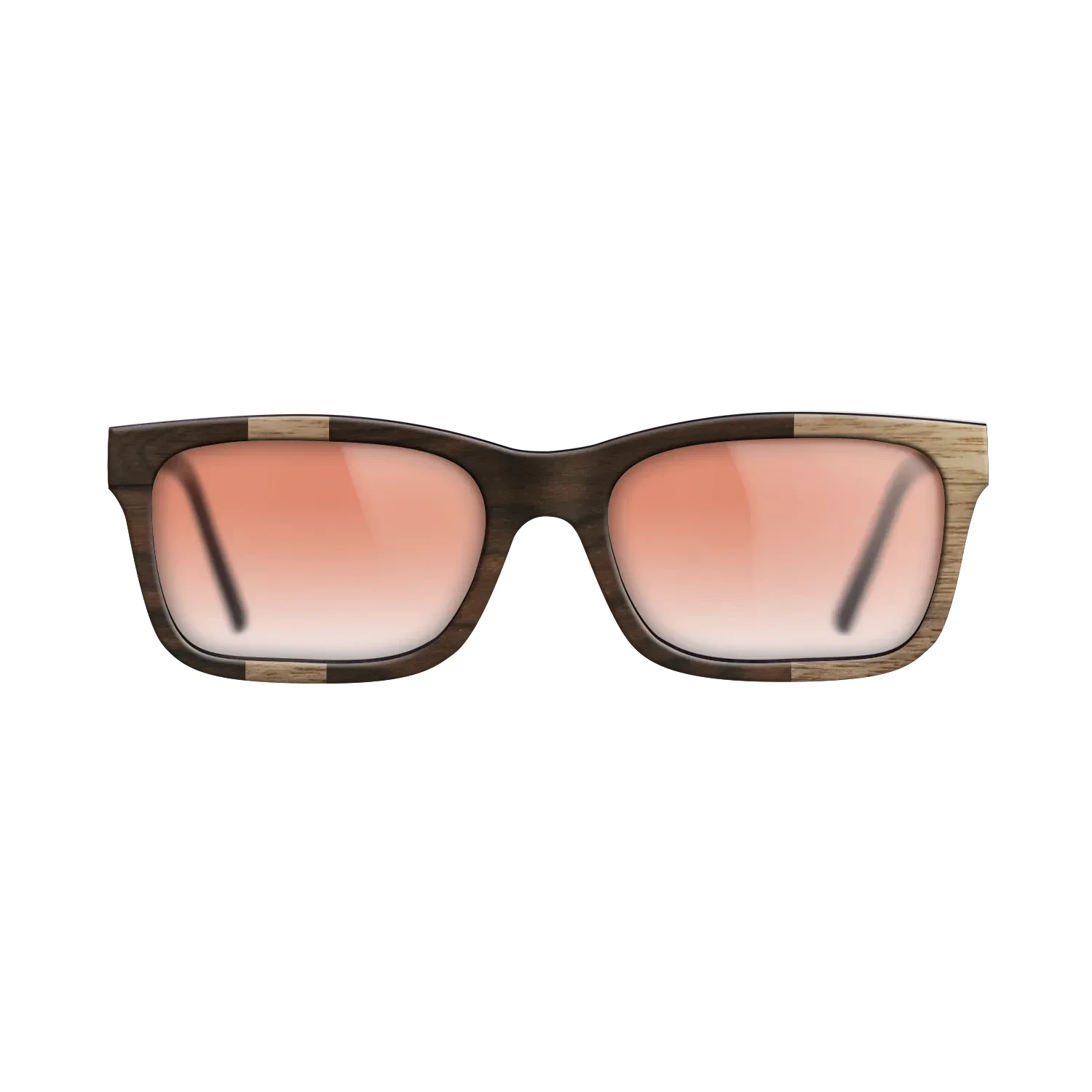 Walnut: Straight Grain,Ziricote Dark Quartered: Diametric - The Sage - Rectangle - SIRIS wood optic