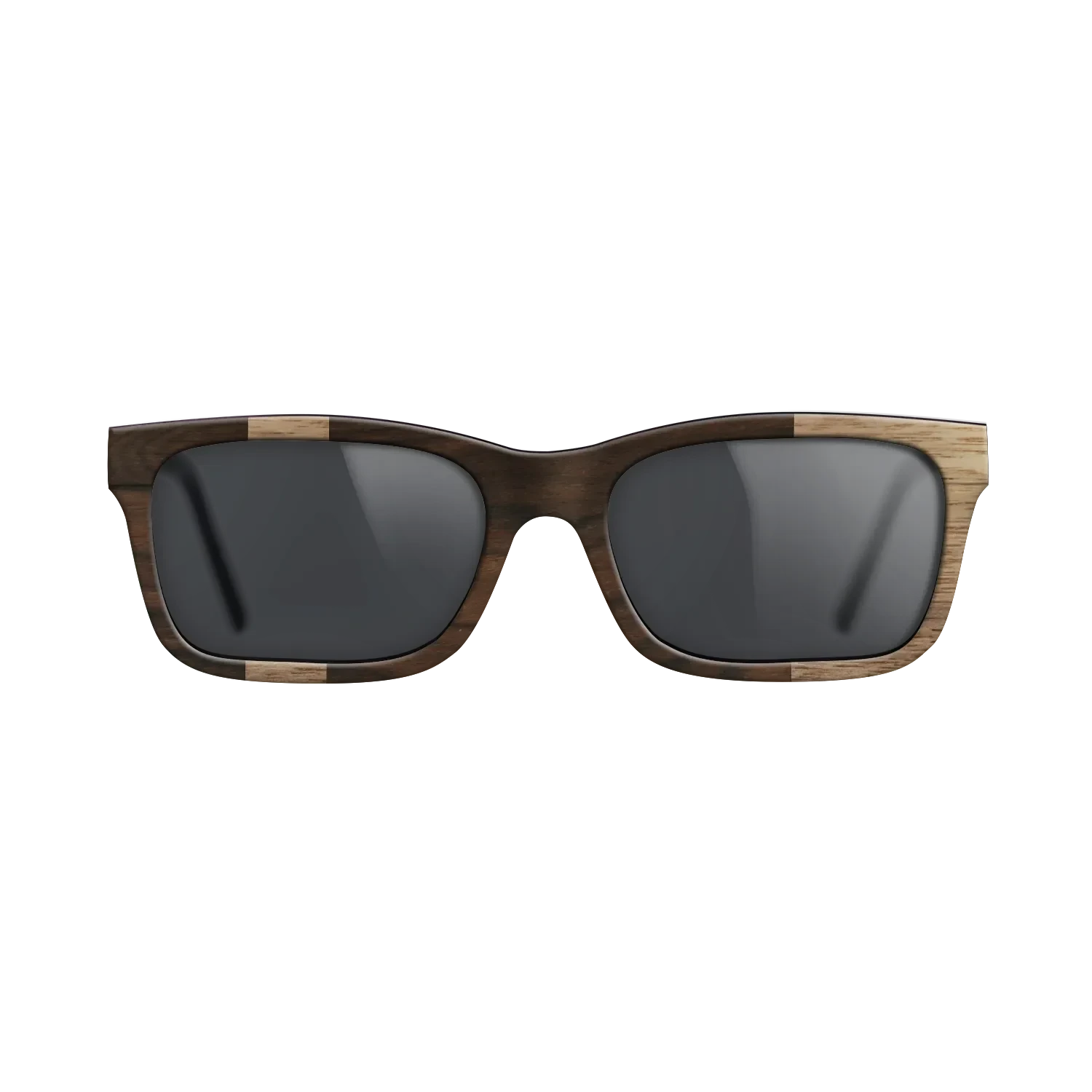 Walnut: Straight Grain,Ziricote Dark Quartered: Diametric - The Sage - Rectangle - SIRIS wood optic