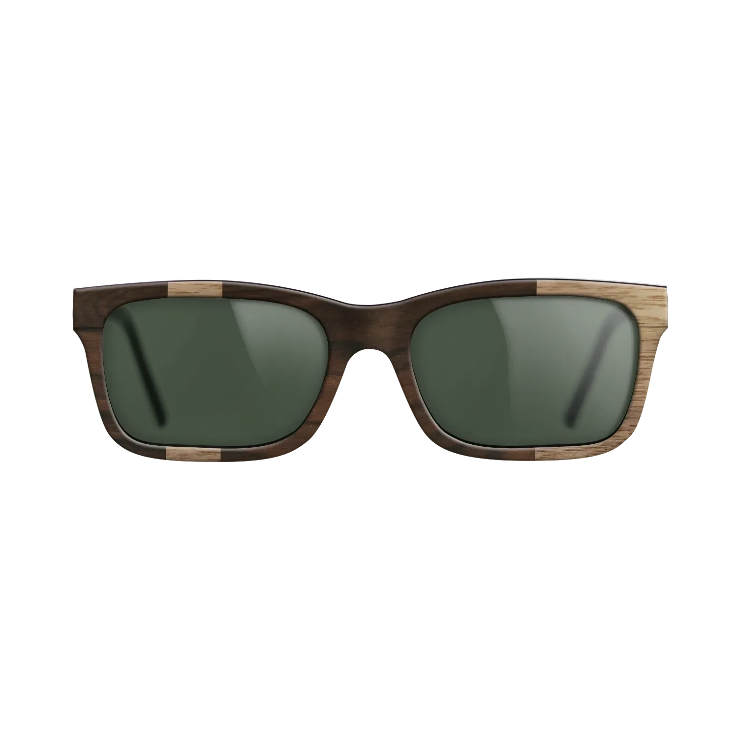 Walnut: Straight Grain,Ziricote Dark Quartered: Diametric - The Sage - Rectangle - SIRIS wood optic
