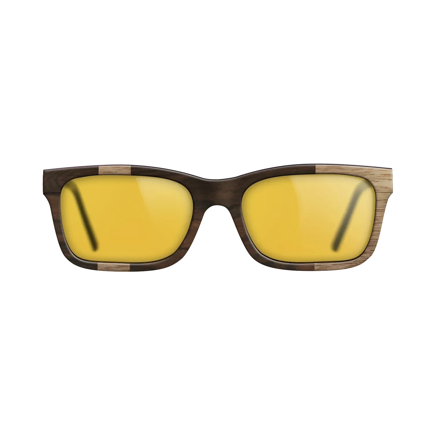 Walnut: Straight Grain,Ziricote Dark Quartered: Diametric - The Sage - Rectangle - SIRIS wood optic