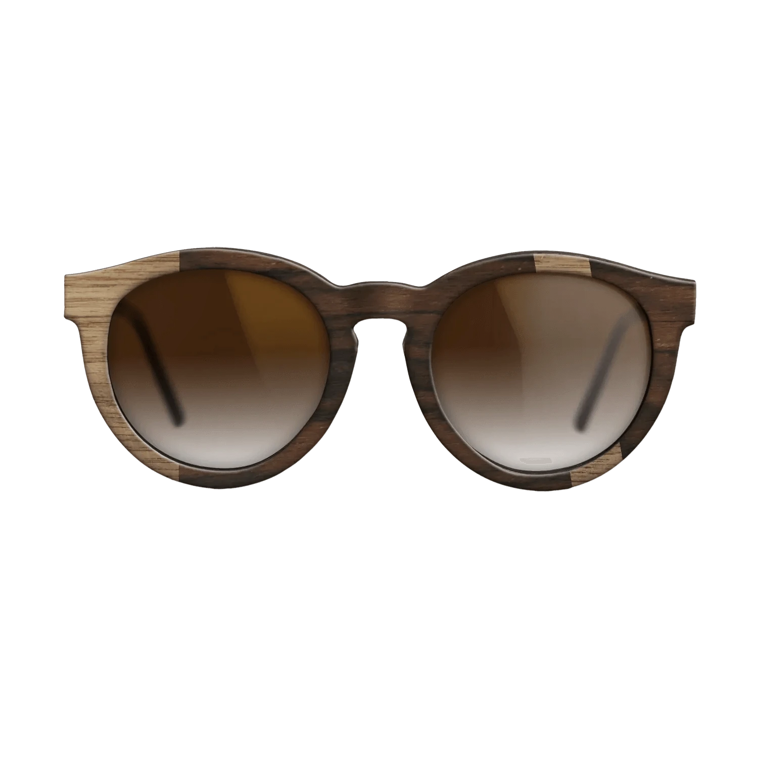 Walnut: Straight Grain,Ziricote Dark Quartered: Diametric - The Rebel - Round - 1864 - SIRIS wood optic