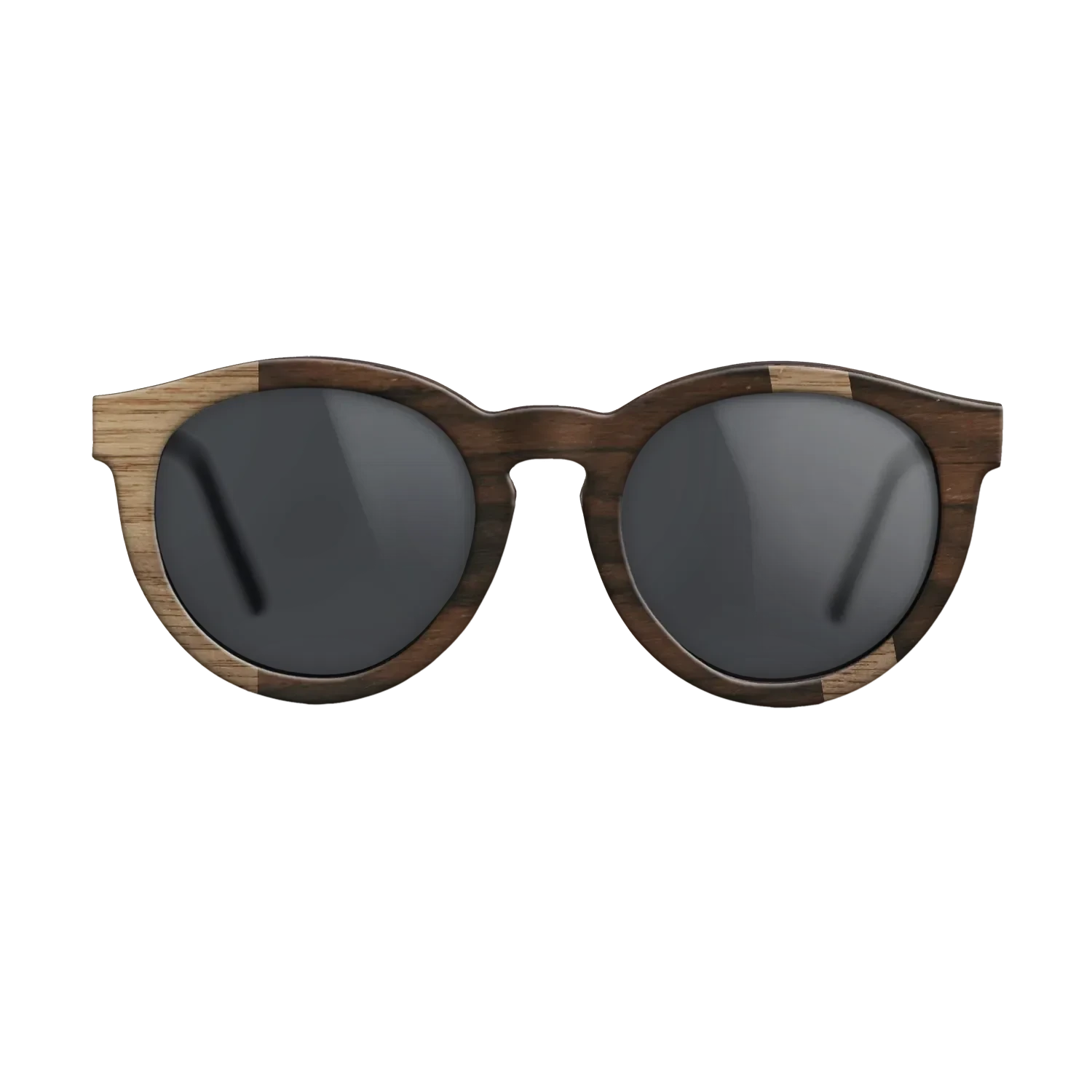 Walnut: Straight Grain,Ziricote Dark Quartered: Diametric - The Rebel - Round - 1864 - SIRIS wood optic