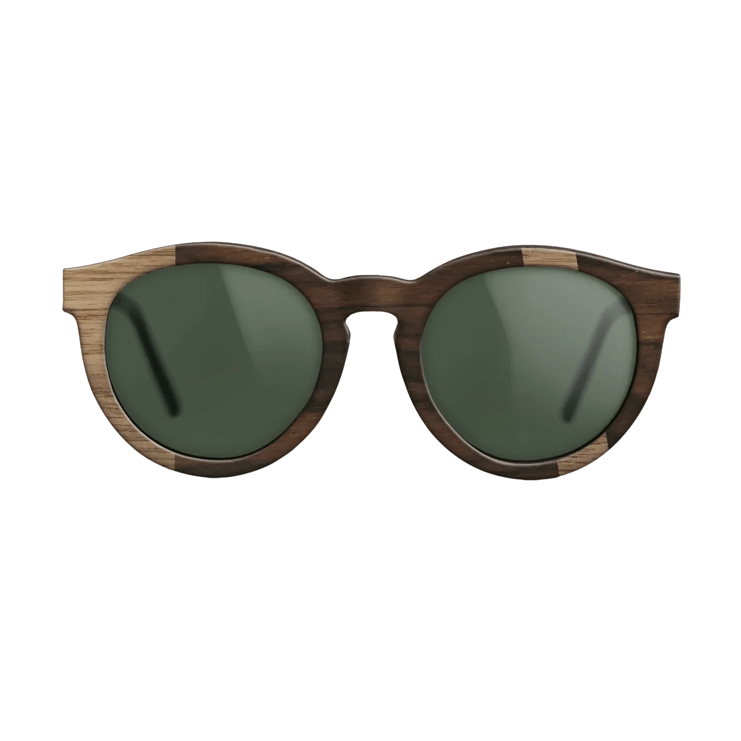 Walnut: Straight Grain,Ziricote Dark Quartered: Diametric - The Rebel - Round - 1864 - SIRIS wood optic