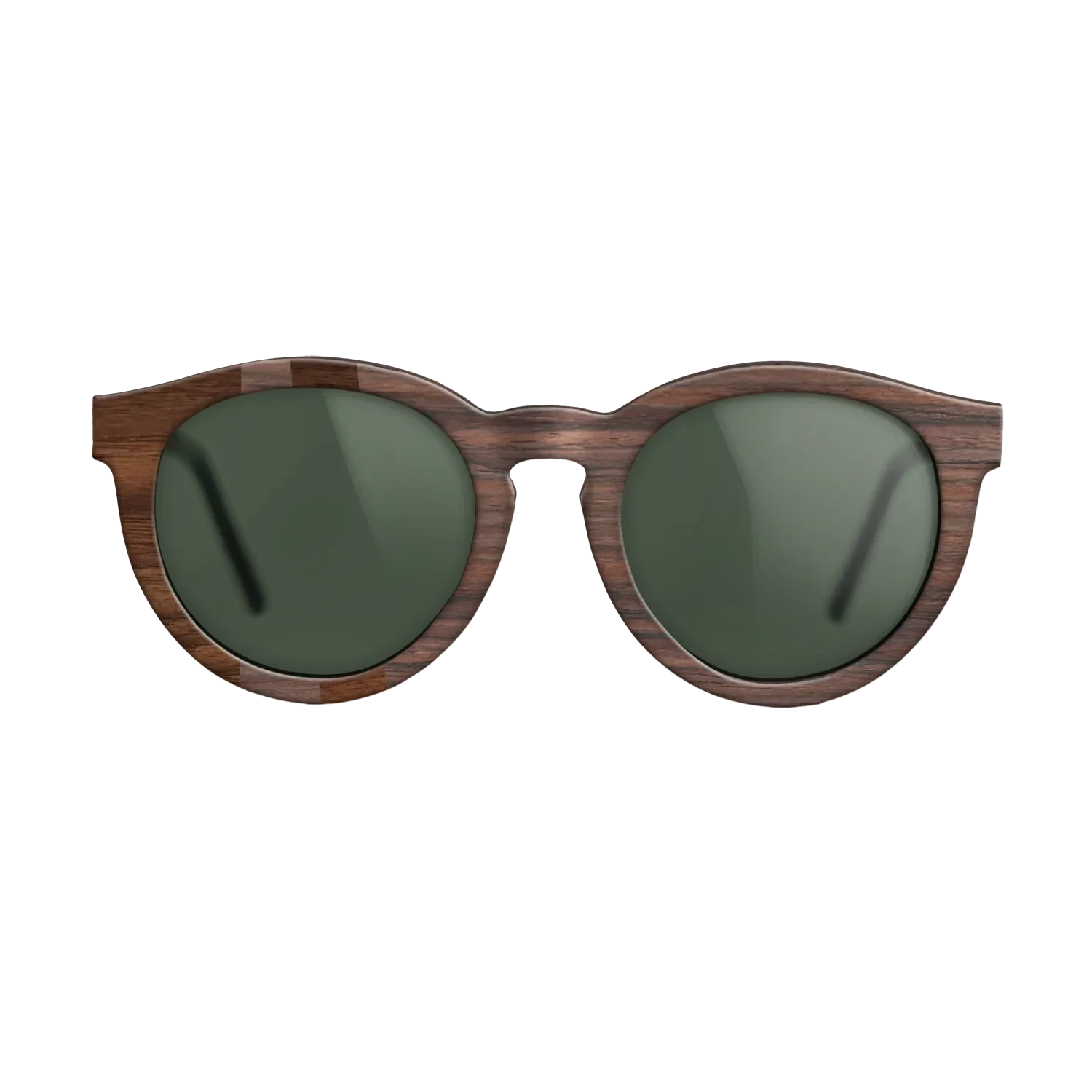 Rosewood Reconstituted,Walnut Claro Dark: Geometric - The Rebel - Round - SIRIS wood optic