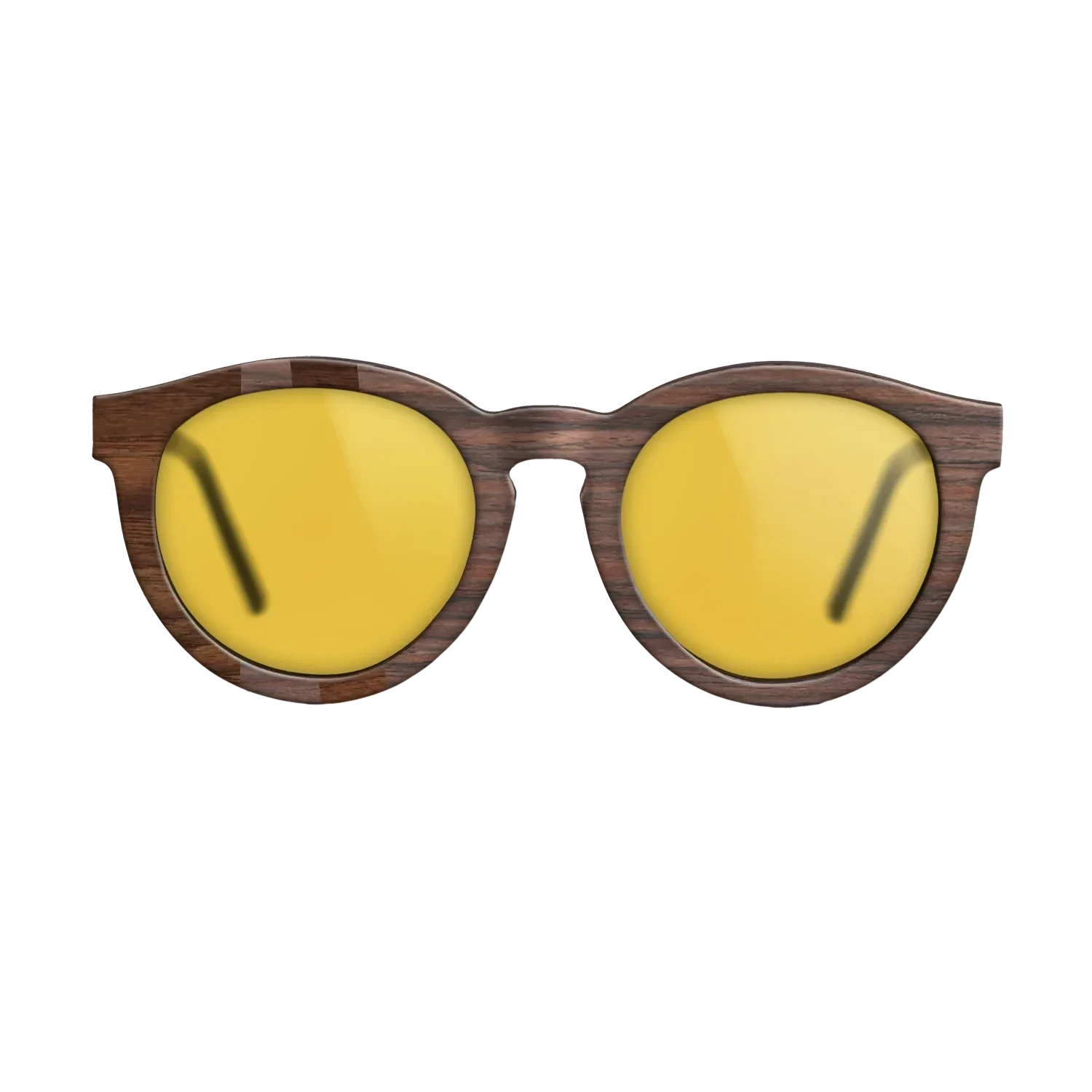 Rosewood Reconstituted,Walnut Claro Dark: Geometric - The Rebel - Round - SIRIS wood optic